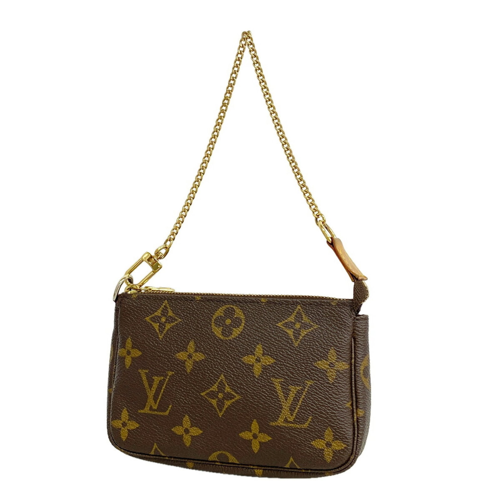 Louis Vuitton Pouch: Louis Vuitton Pouch Brown Louis Vuitton Pouch with classic design, measuring 9.5cm x 17cm x 3cm, perfect for everyday carry. The signature M58009 monogram pattern adds a touch of luxury to this stylis