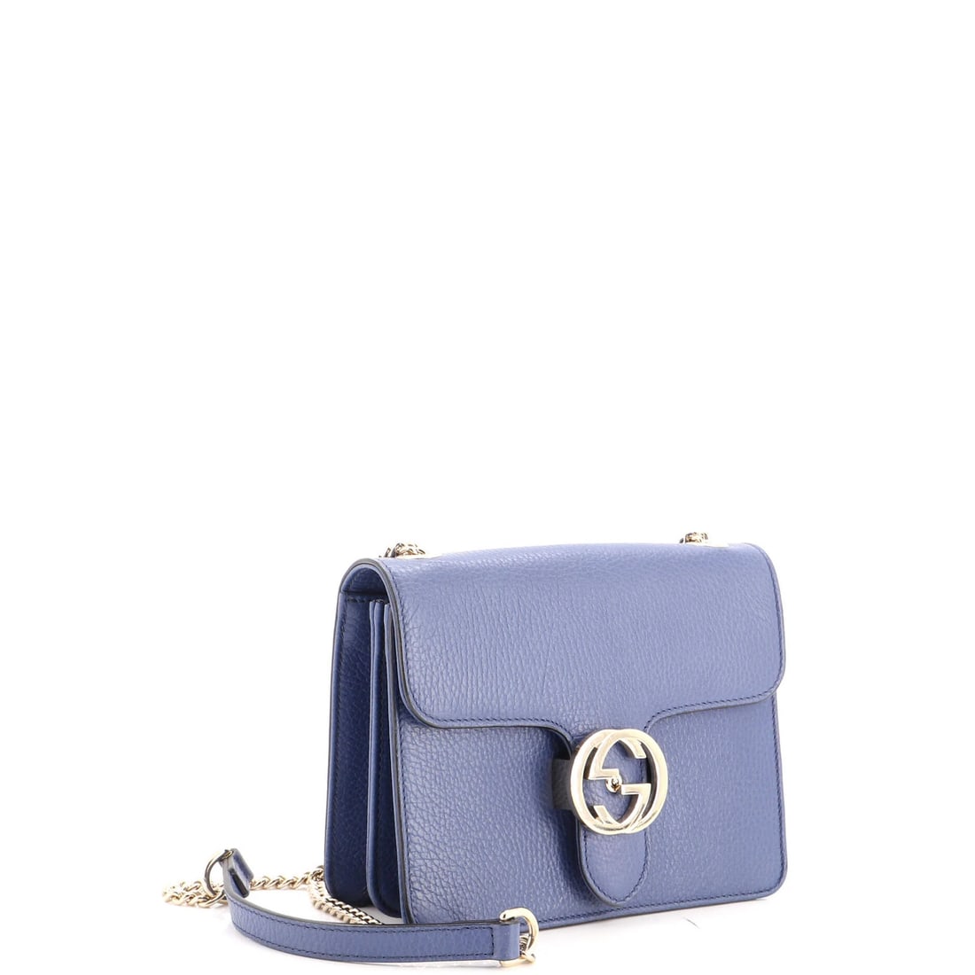 Shoulder Bag Leather Small Interlocking Gucci - 2