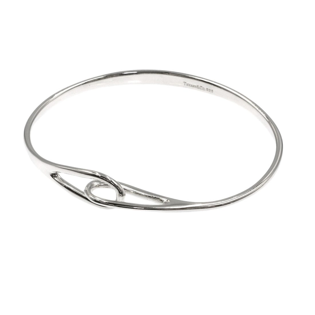Tiffany Co Double Loop Silver Bracelet: Tiffany Co Double Loop Silver Bracelet Tiffany Co Double Loop Silver Bracelet is a sleek and modern design featuring a silver metal construction with a silver exterior color. This stylish bracelet boa