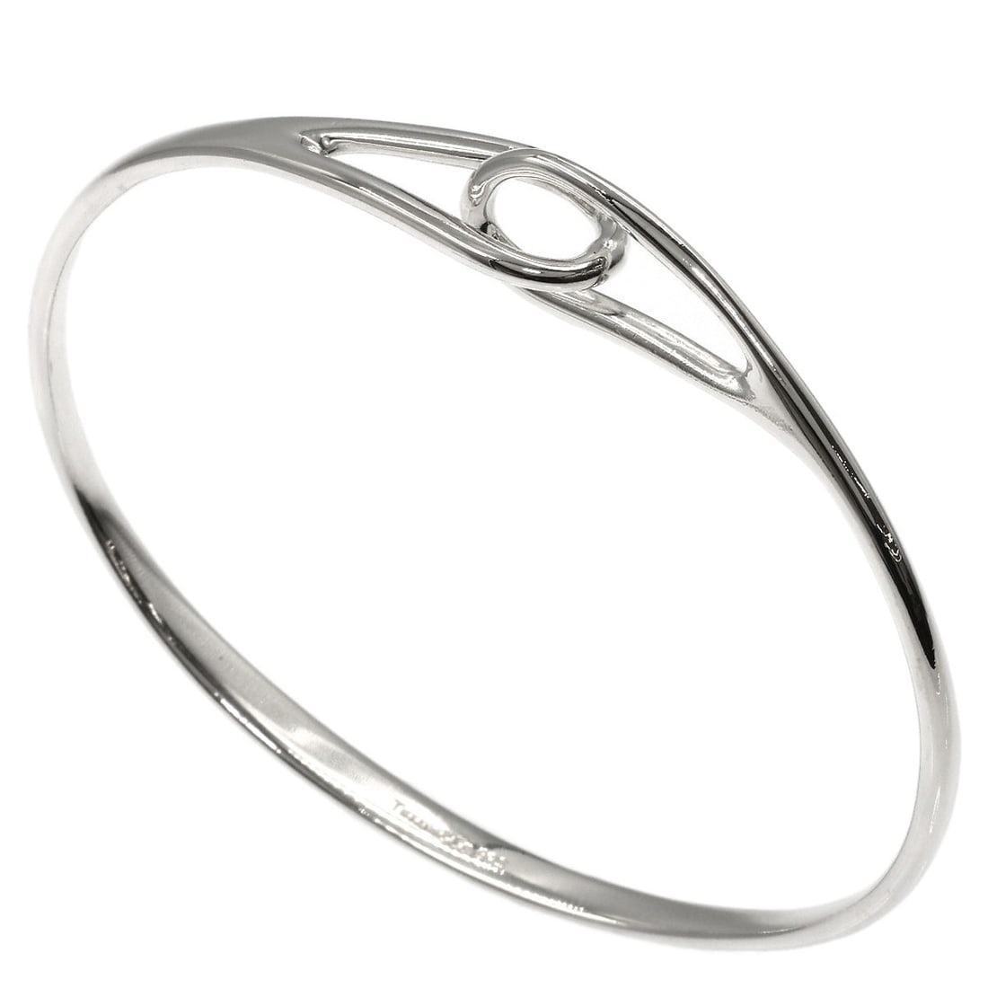 Tiffany Co Double Loop Silver Bracelet - 2