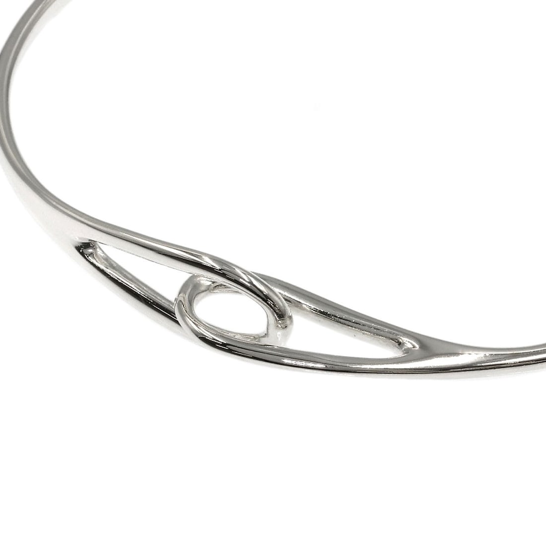Tiffany Co Double Loop Silver Bracelet - 3