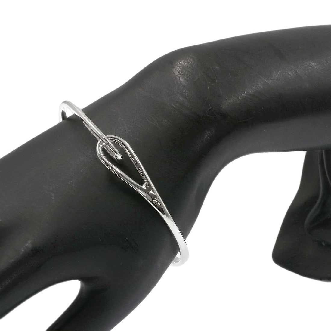 Tiffany Co Double Loop Silver Bracelet - 5