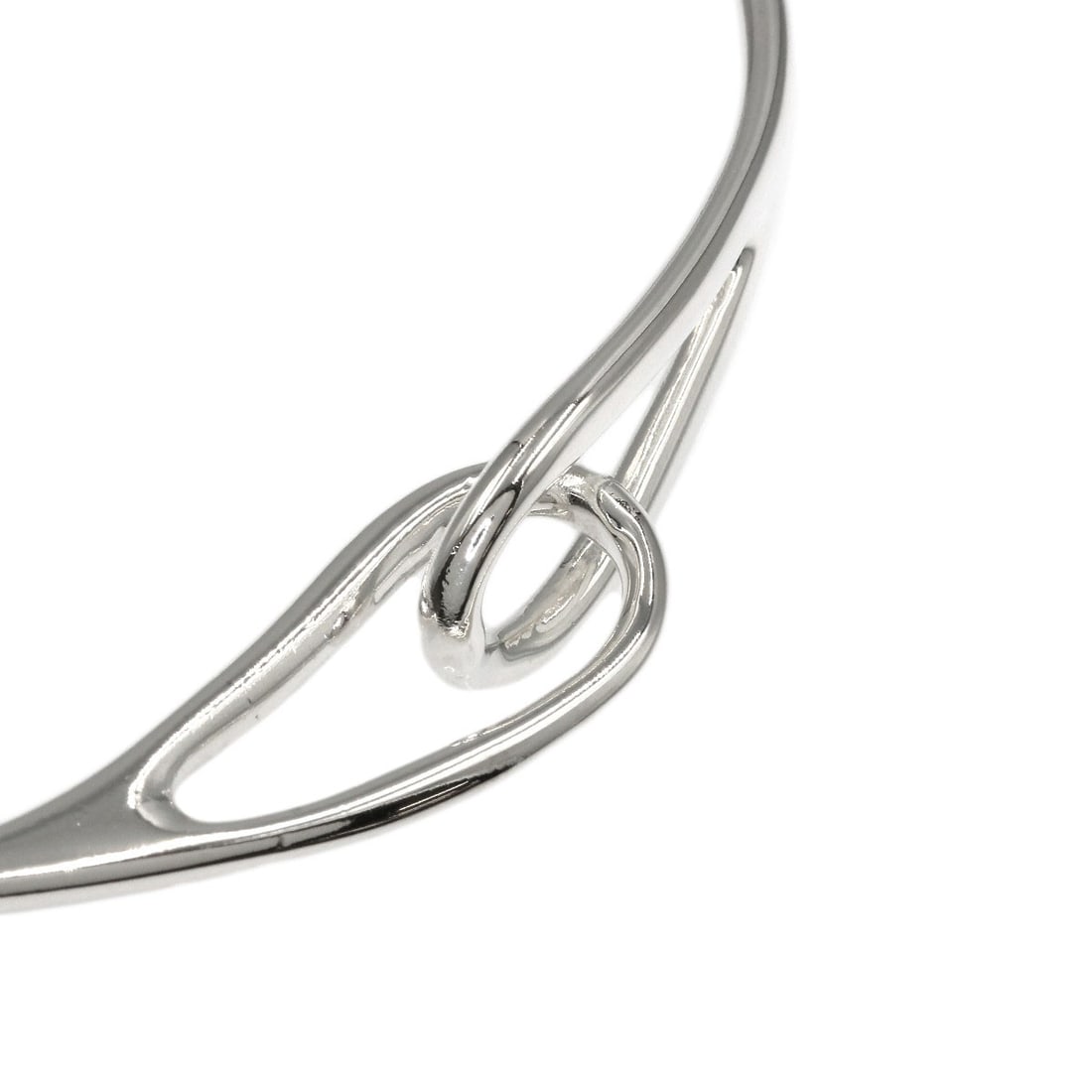 Tiffany Co Double Loop Silver Bracelet - 6