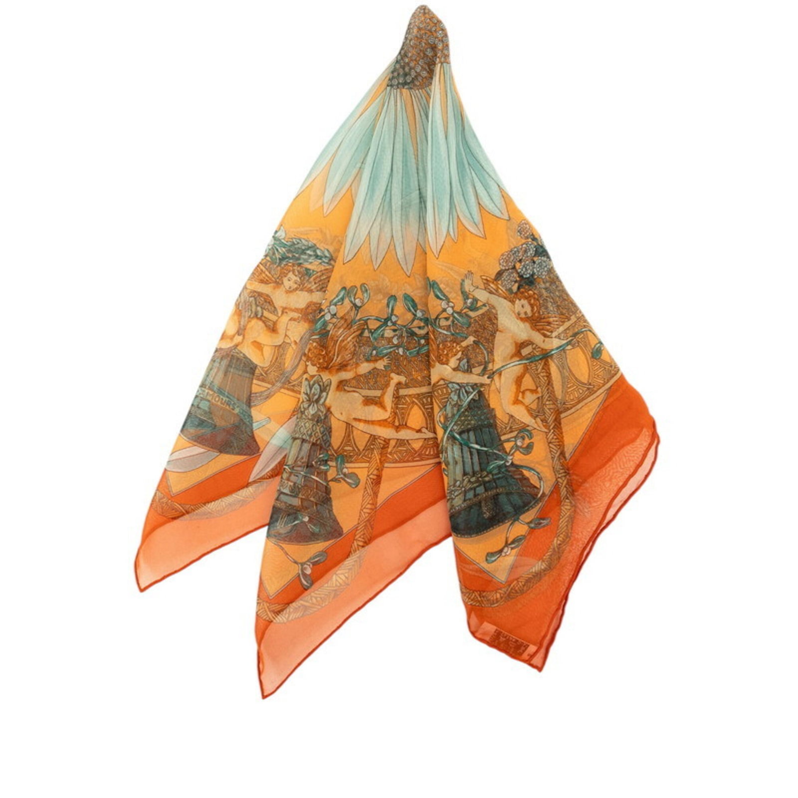 Silk Hermes Scarf - 3