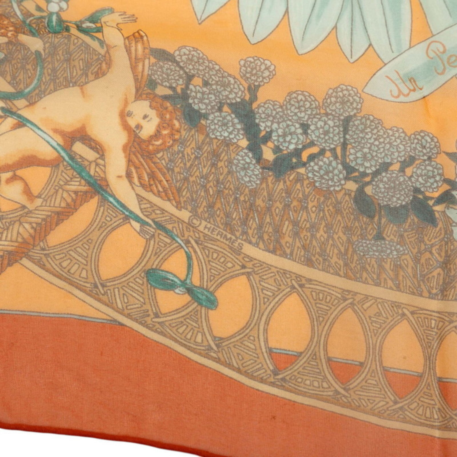Silk Hermes Scarf - 4