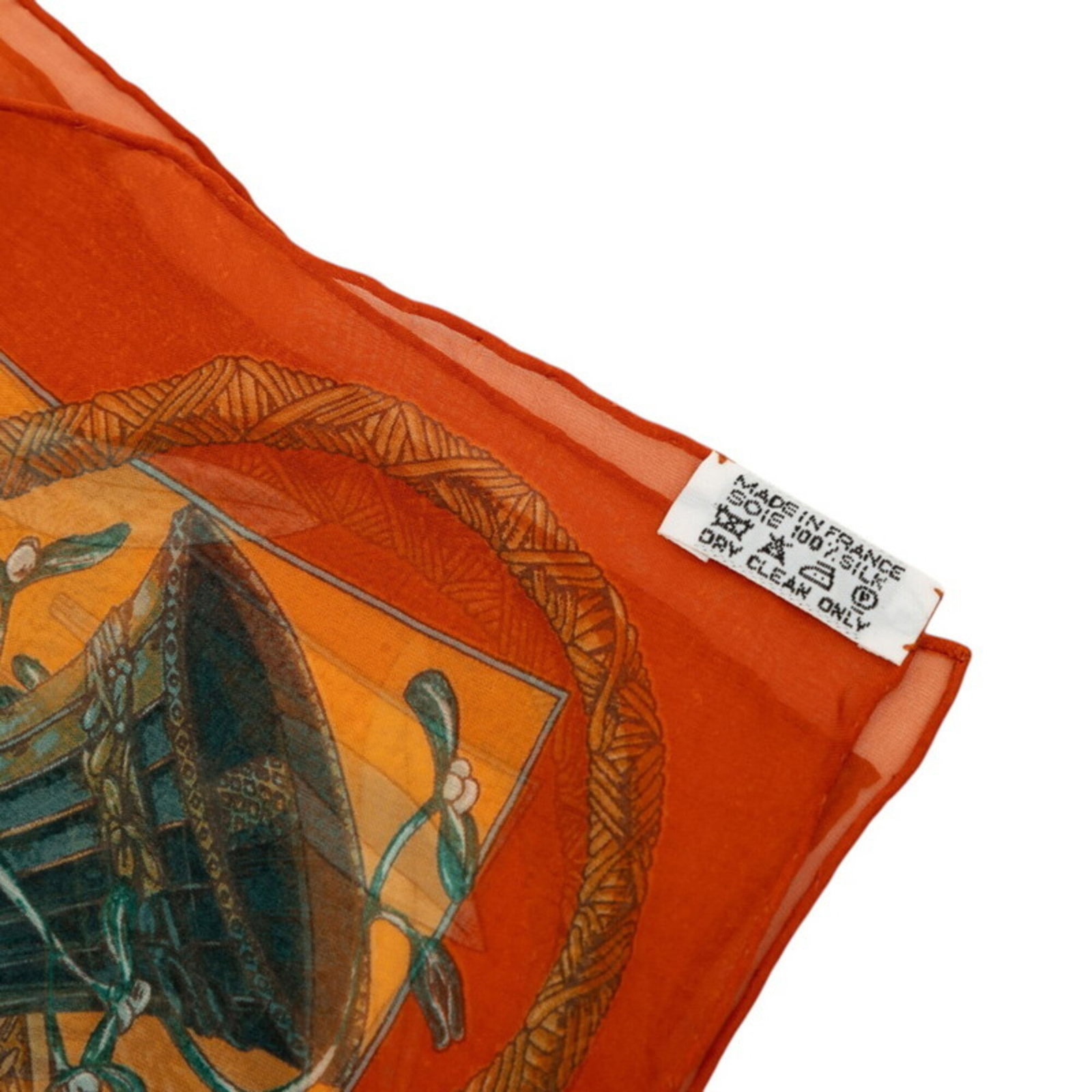 Silk Hermes Scarf - 7