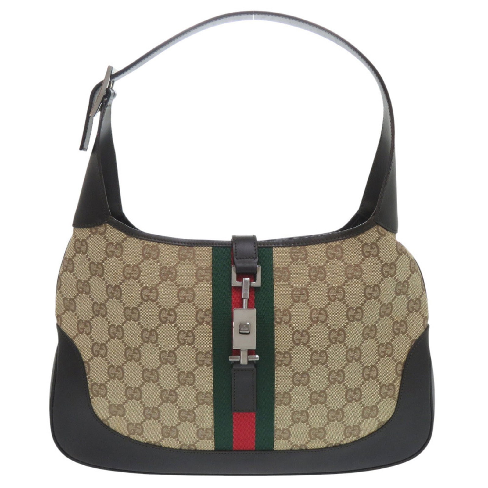Canvas Leather Gg Gucci Bag Shoulder: Canvas Leather Gg Gucci Bag Shoulder Canvas Leather GG Gucci Bag Shoulder - A stylish and versatile shoulder bag featuring GG canvas and leather construction, available in three neutral colors: