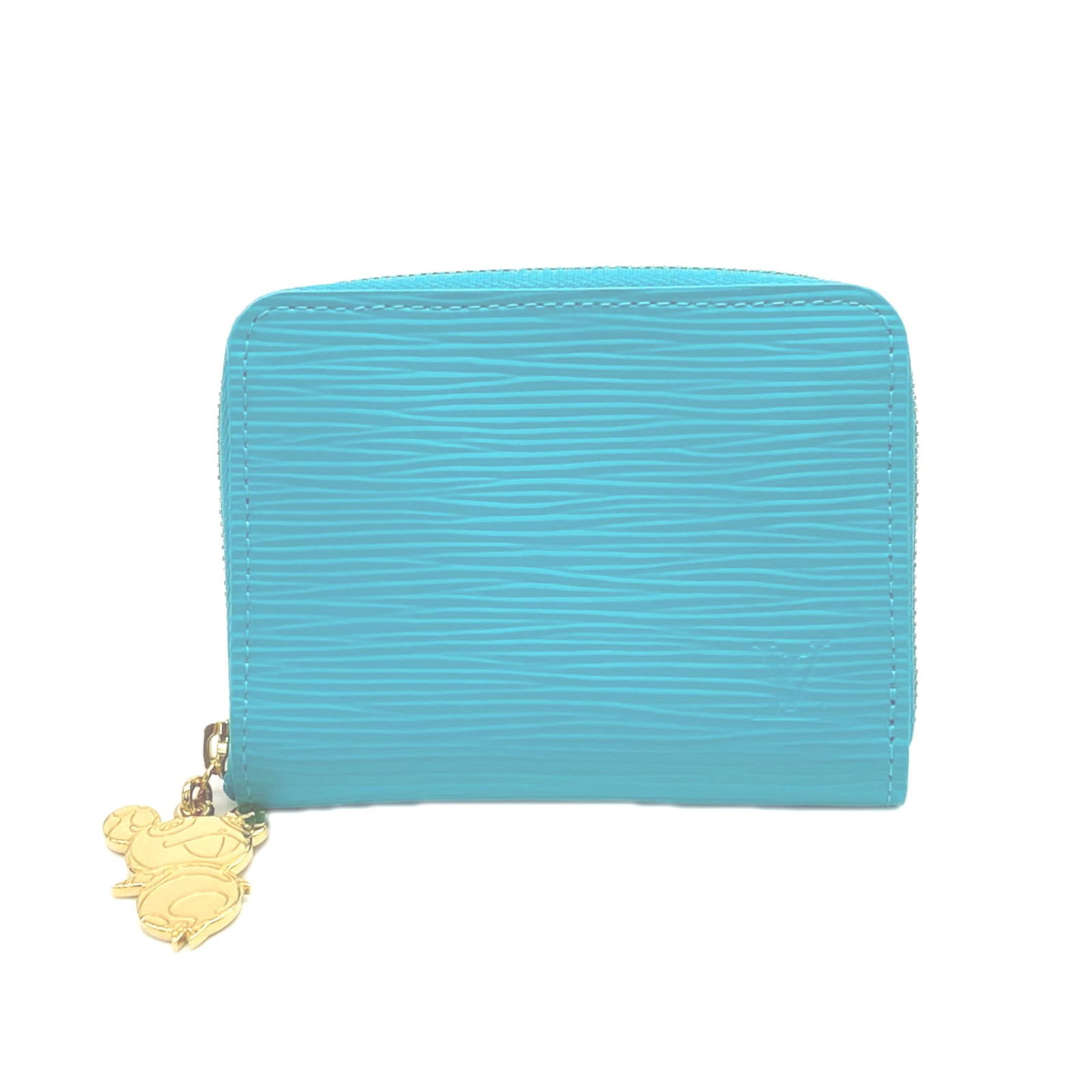 Louis Vuitton Coin Purse/ Coin Case Epi Leather: Louis Vuitton Coin Purse/ Coin Case Epi Leather Epi leather coin purse with a sleek blue design, featuring a secure zipper closure and RFID protection. Made from high-quality Epi leather, this