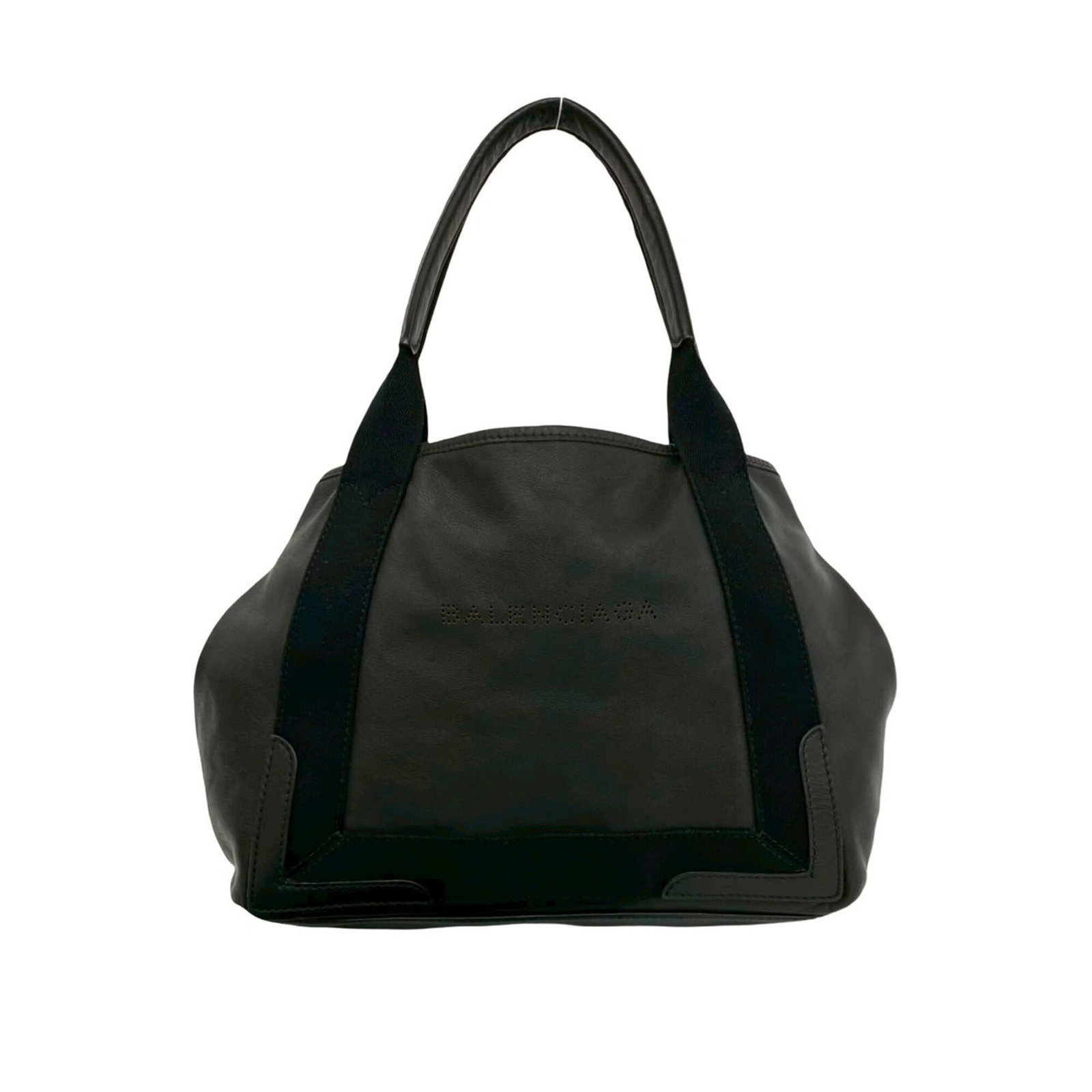 Balenciaga Handbag Tote Bag Leather: Balenciaga Handbag Tote Bag Leather The Balenciaga Handbag Tote Bag Leather is a sleek and sophisticated black leather tote bag, measuring 23.5cm x 29.5cm x 15cm. Made from high-quality leather, this