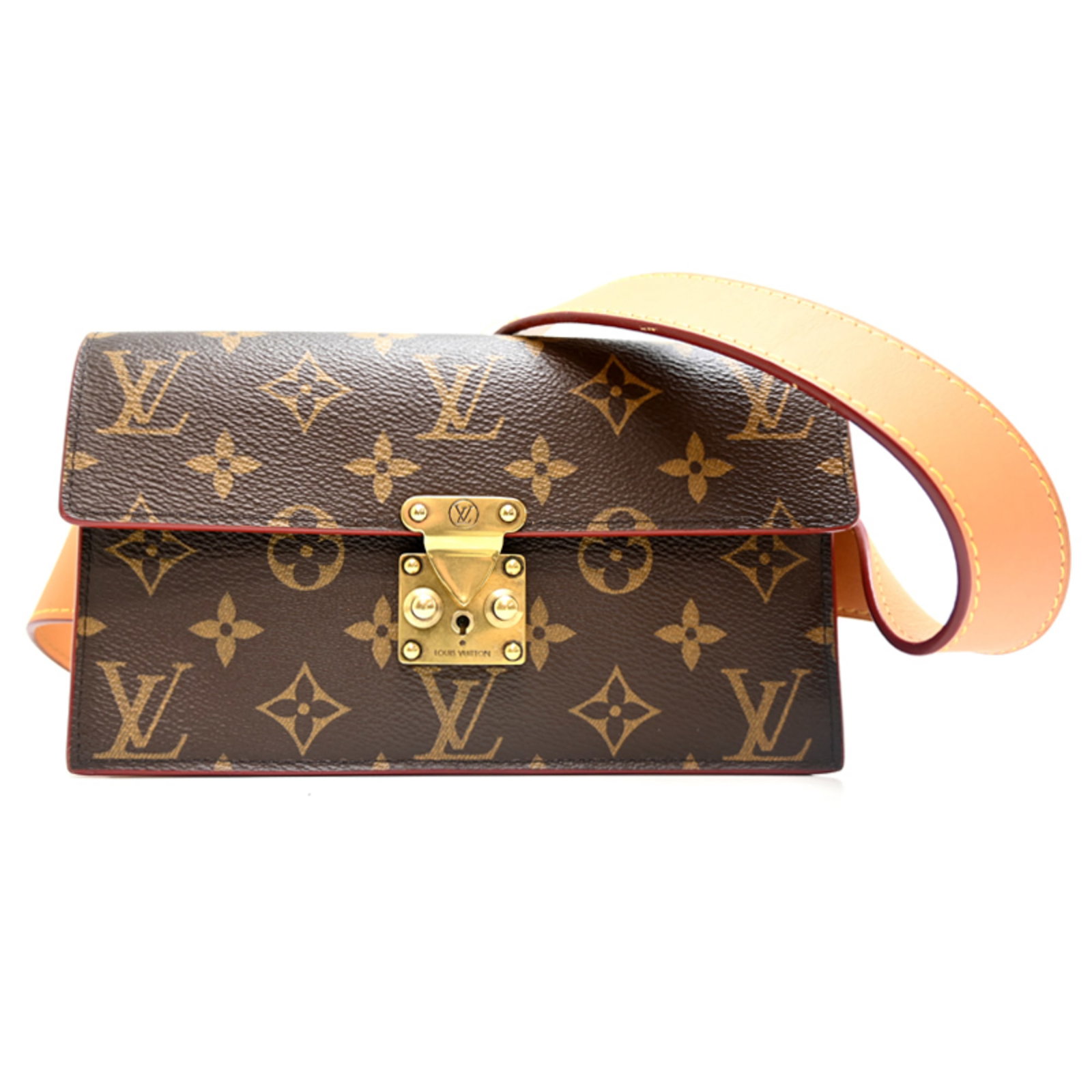 Monogram Pouch Louis Vuitton: Monogram Pouch Louis Vuitton Monogram Pouch Louis Vuitton - A classic design from the iconic Italian luxury brand. This brown monogram pouch features the signature LV pattern and measures 12cm x 19.5c