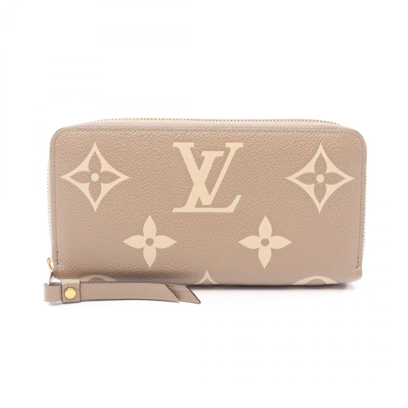 Louis Vuitton Long Wallet (Bi-Fold) Monogram Empreinte Leather: Louis Vuitton Long Wallet (Bi-Fold) Monogram Empreinte Leather Monogram Empreinte leather adds a touch of timeless elegance to this Louis Vuitton bi-fold wallet, featuring classic design and signature