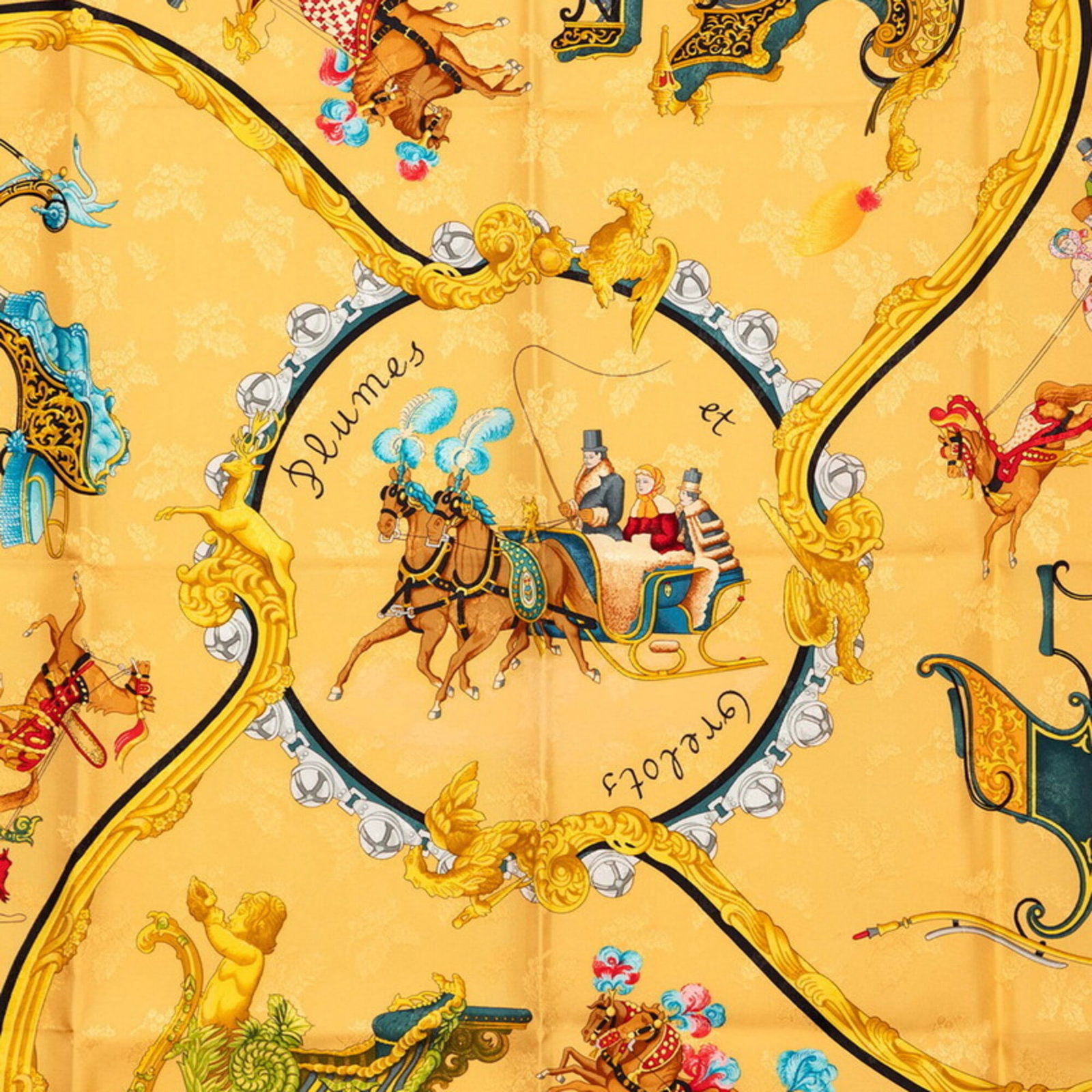 Silk Hermes Scarf - 3