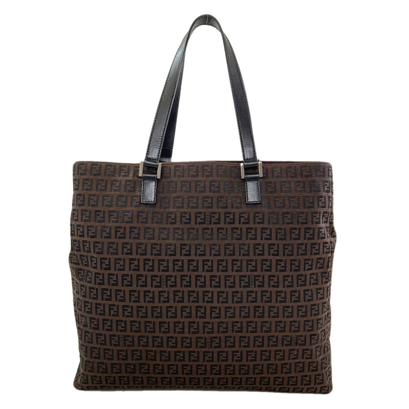 Canvas Fendi Tote Bag: Canvas Fendi Tote Bag Canvas Fendi Tote Bag: A high-quality, dark brown canvas tote bag with a classic design, measuring 36cm x 39cm x 8cm. This stylish bag features a timeless look that is sure to