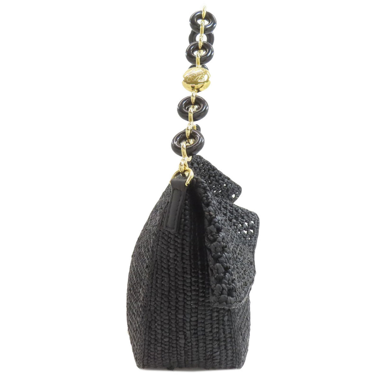 Handbag Raffia Leather Loewe - 3