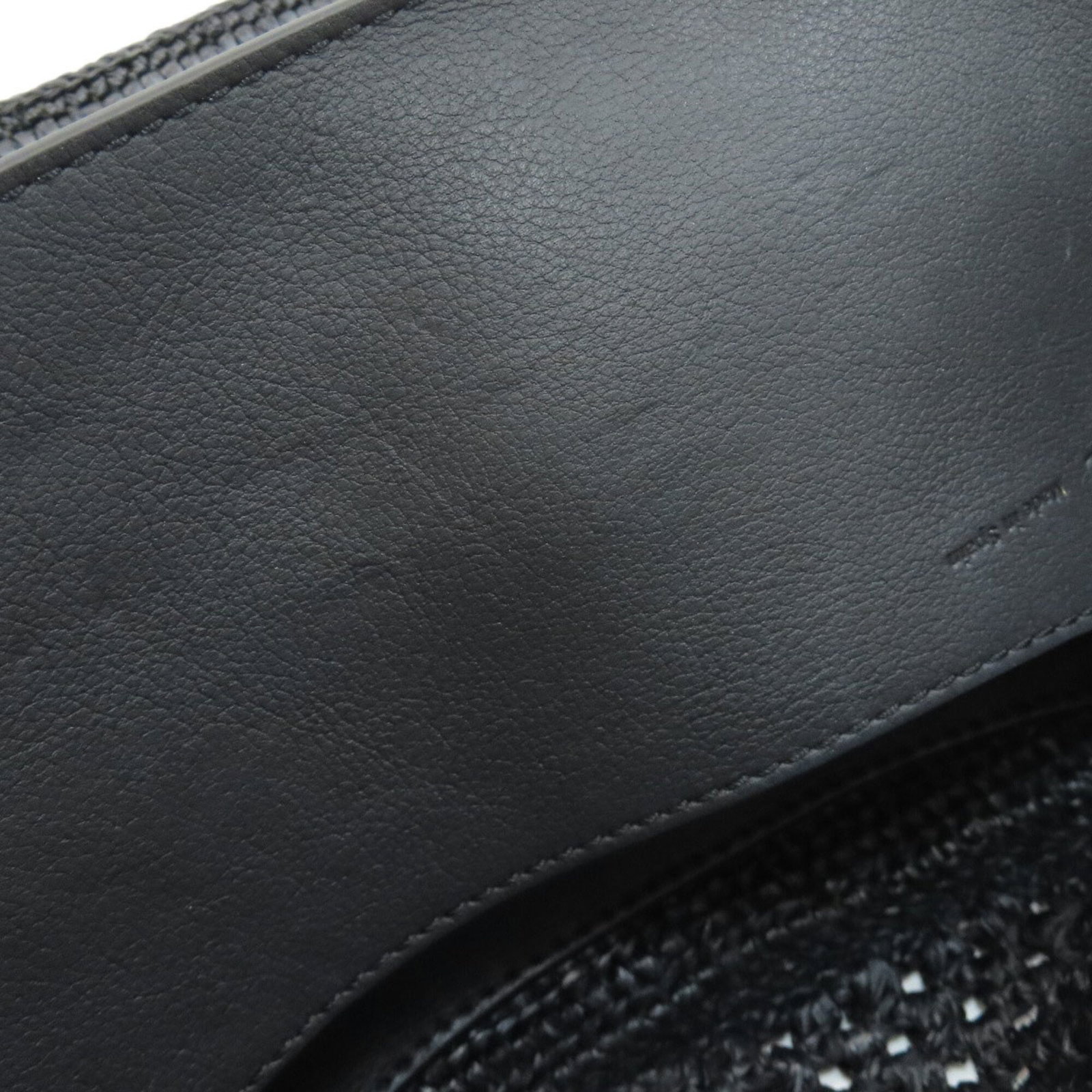 Handbag Raffia Leather Loewe - 8