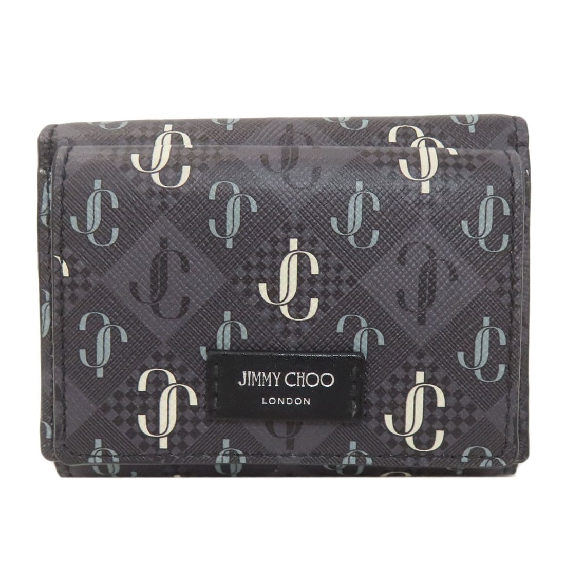 Wallet Bifold Leather Wallet With Logo Coin Pocket Jimmy Choo: Wallet Bifold Leather Wallet With Logo Coin Pocket Jimmy Choo Black Bifold Leather Wallet with Coin Pocket from Jimmy Choo features a classic design with a signature logo, perfect for everyday carry.