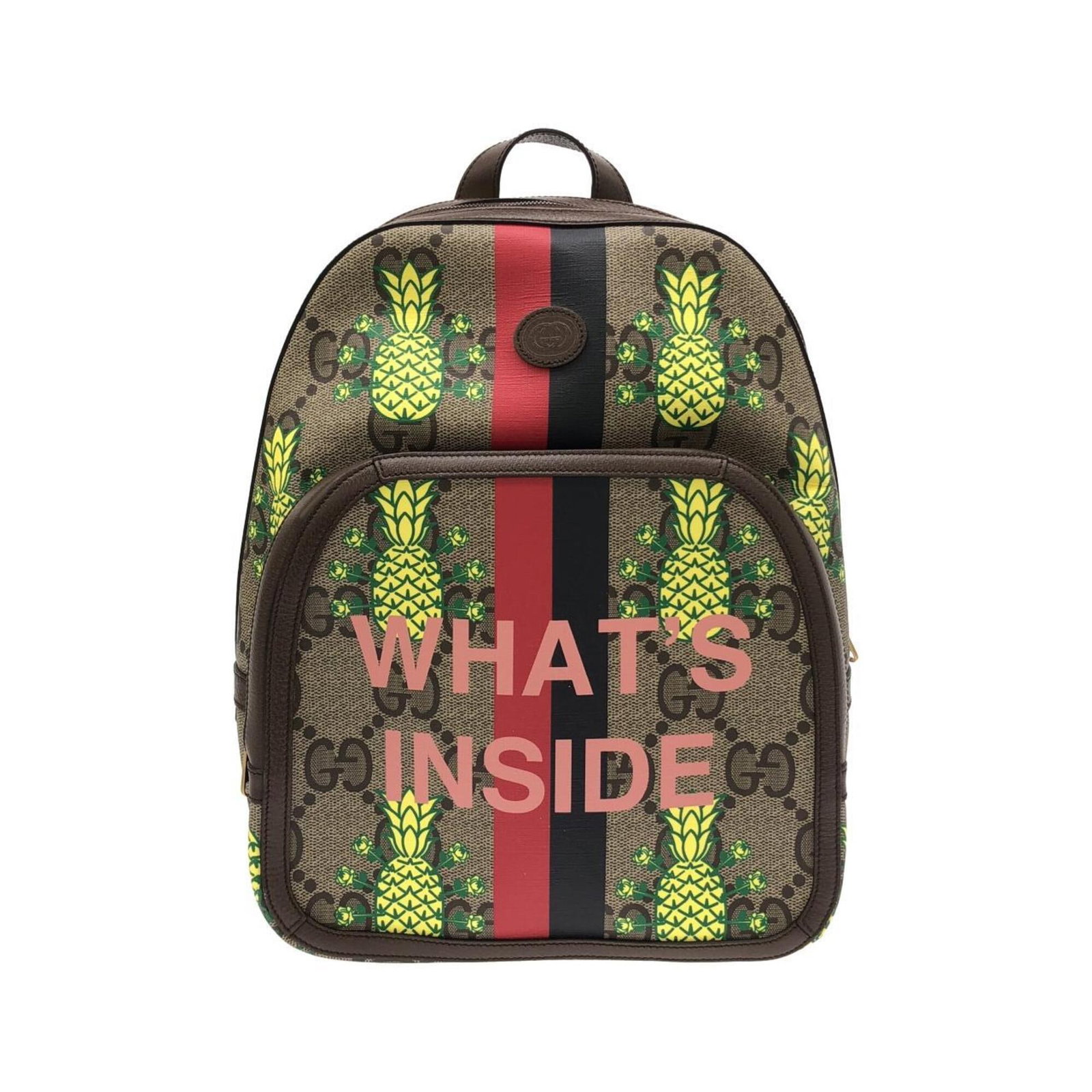 Canvas Gucci Gg Supreme Backpack: Canvas Gucci Gg Supreme Backpack Canvas Gucci Gg Supreme Backpack features a classic beige color and GG Supreme material, combining style with a timeless design. This women's backpack measures 40cm x 