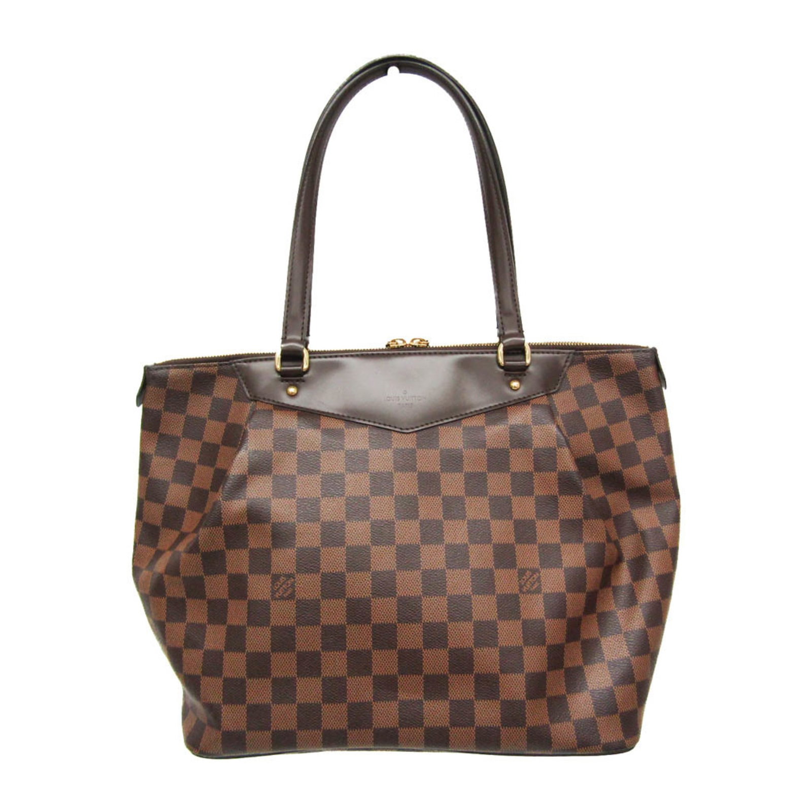 Damier Canvas Louis Vuitton Tote: Damier Canvas Louis Vuitton Tote Damier Canvas Louis Vuitton Tote - A Timeless Classic. Made from high-quality Damier Canvas, this iconic tote features a classic Ebene color and a sturdy zipper