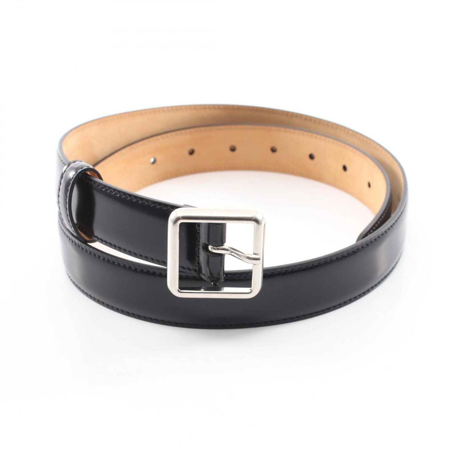 Standard Belt By Balenciaga: Standard Belt By Balenciaga Black leather standard belt from Balenciaga, available in lengths of 78cm-93cm. This classic design features a simple yet elegant aesthetic, with a durable construction