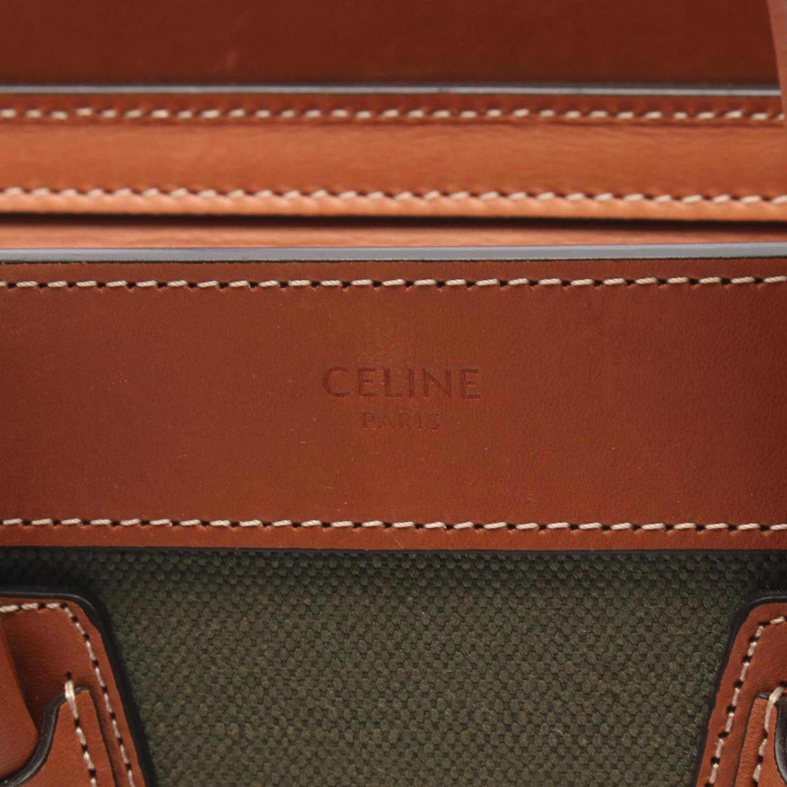 Handbag Canvas Leather - 4