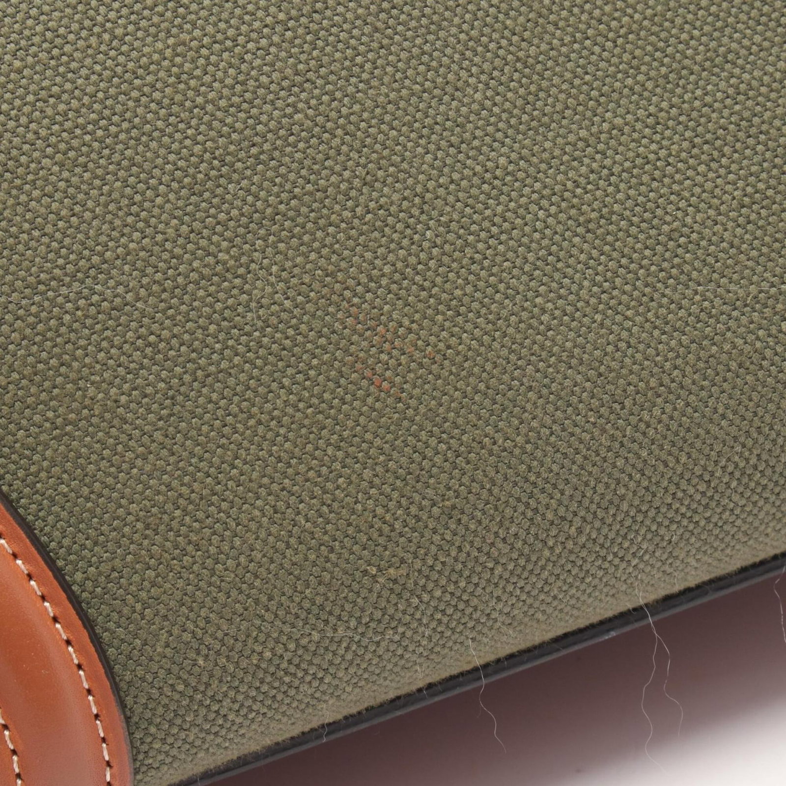 Handbag Canvas Leather - 7