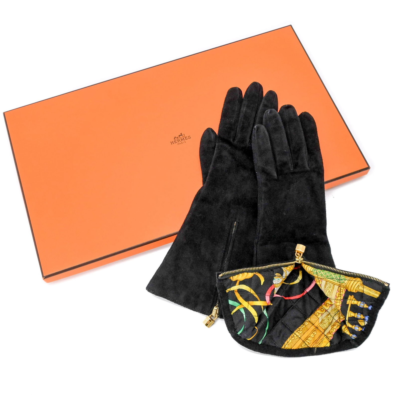 Warm Gloves Hermes Silk (1 of 11)