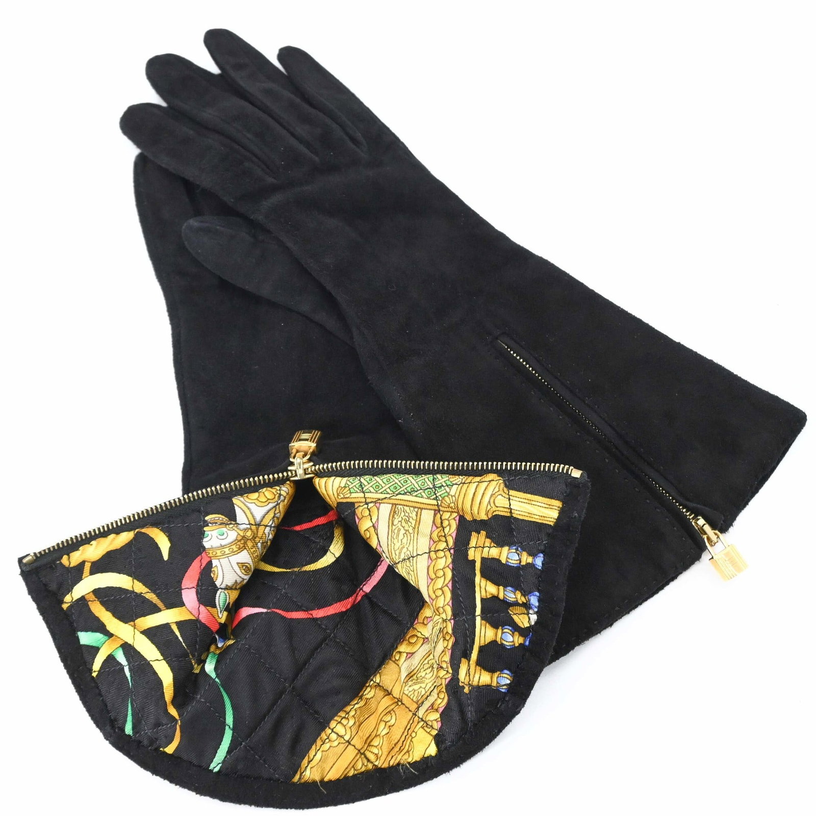 Warm Gloves Hermes Silk - 2