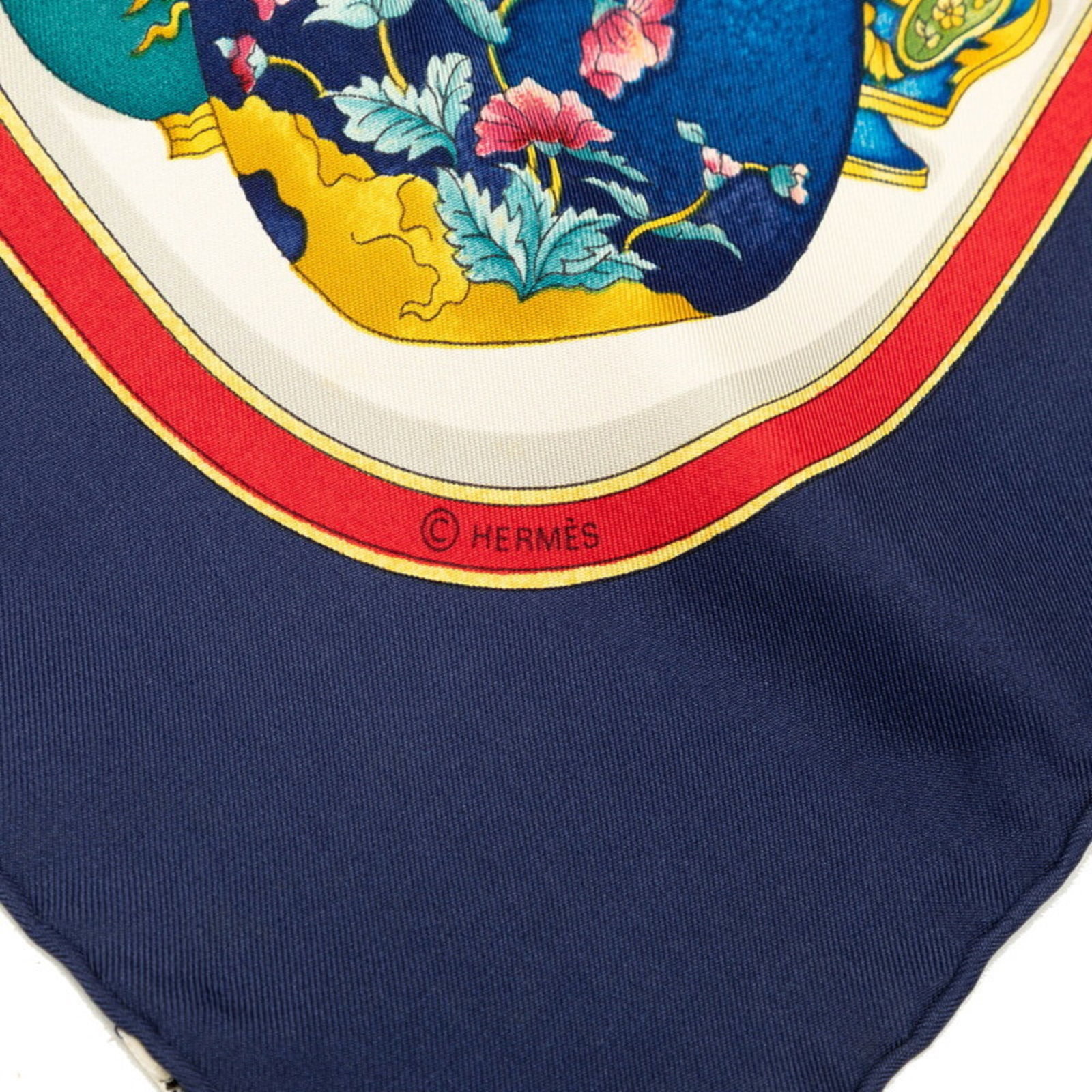 Silk Hermes Scarf - 7