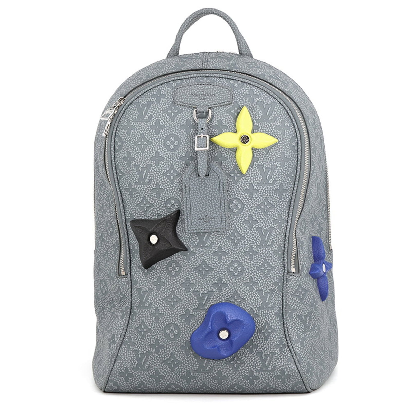 Handbag Louis Vuitton: Handbag Louis Vuitton Gray, multi-color Louis Vuitton handbag with a size of 43cm x 32cm x 17.5cm. This stylish bag features a unique combination of colors and a classic design. The iconic Louis Vuitt