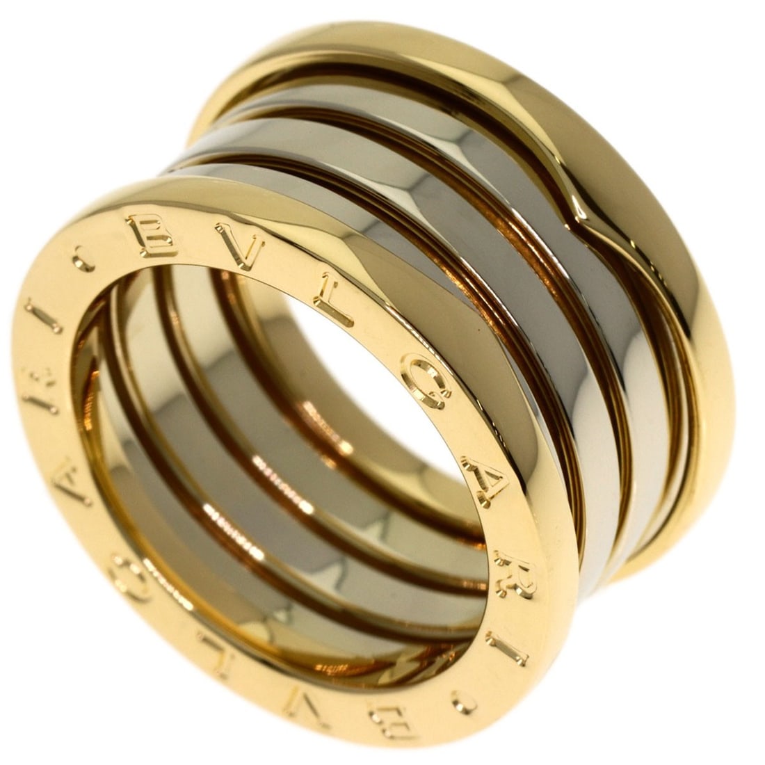 Bvlgari B.Zero1 3-Band Ginza Limited Edition #51 Ring K18 Yellow Gold K18: Bvlgari B.Zero1 3-Band Ginza Limited Edition #51 Ring K18 Yellow Gold K18 K18 Yellow Gold K18 BVLGARI B.Zero1 3-Band Ginza Limited Edition #51 Ring is a stunning piece featuring a 5.75 US ring size, o