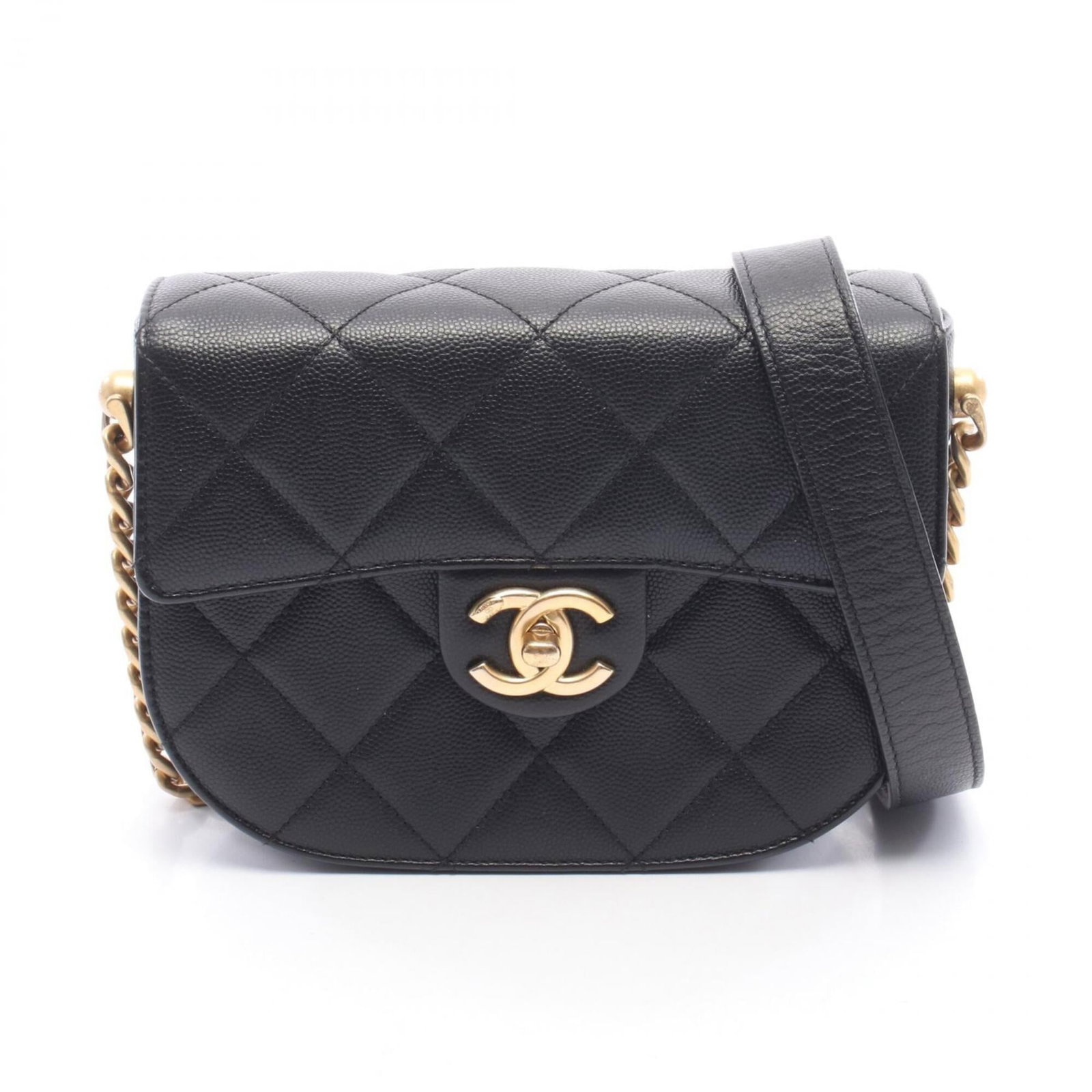 Calfskin Grained Shoulder Bag Handbag: Calfskin Grained Shoulder Bag Handbag Grained Calfskin Shoulder Bag in Black. This elegant shoulder bag features a timeless design with a rich, luxurious feel from the high-quality grained calfskin ma
