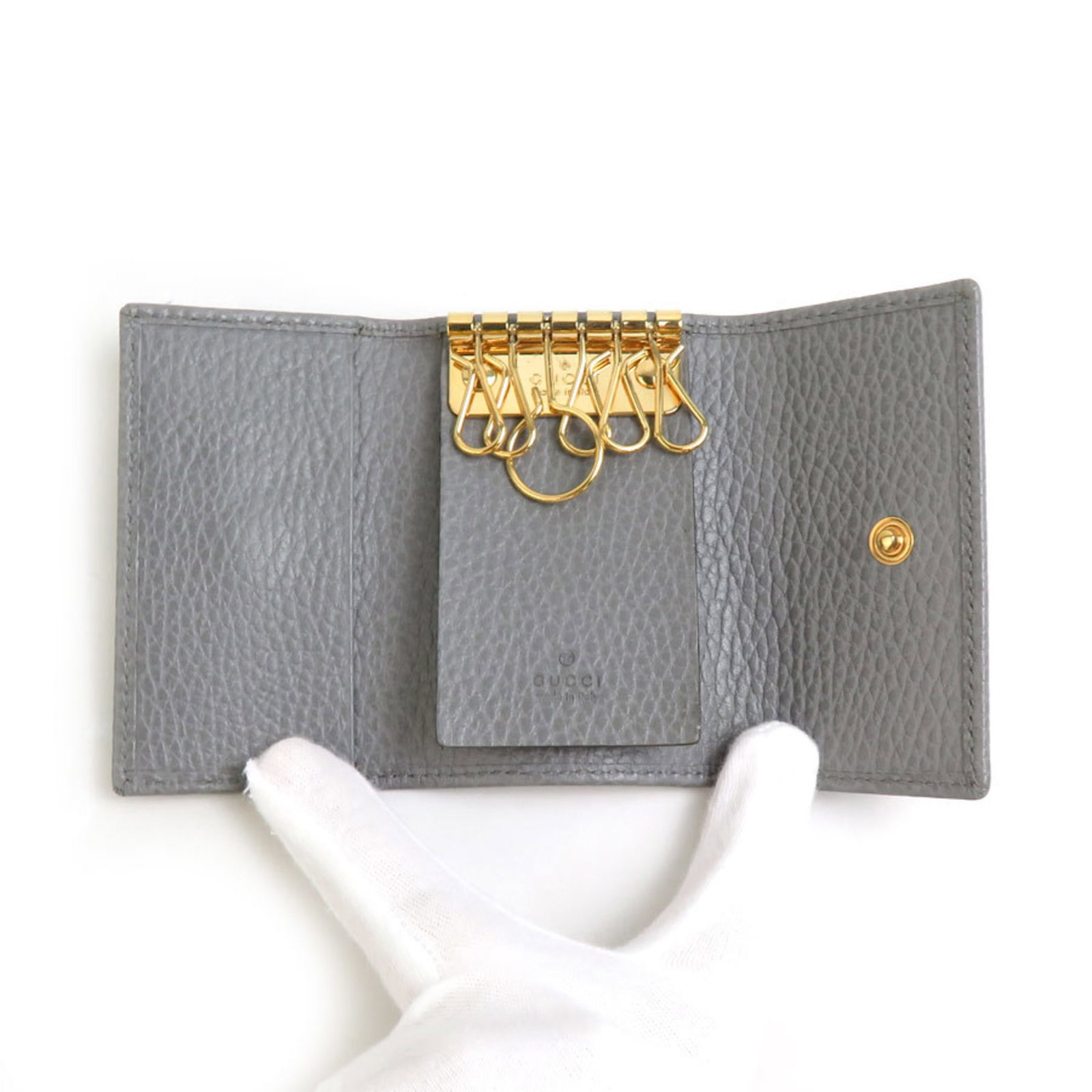 Keycase Leather Gucci - 3