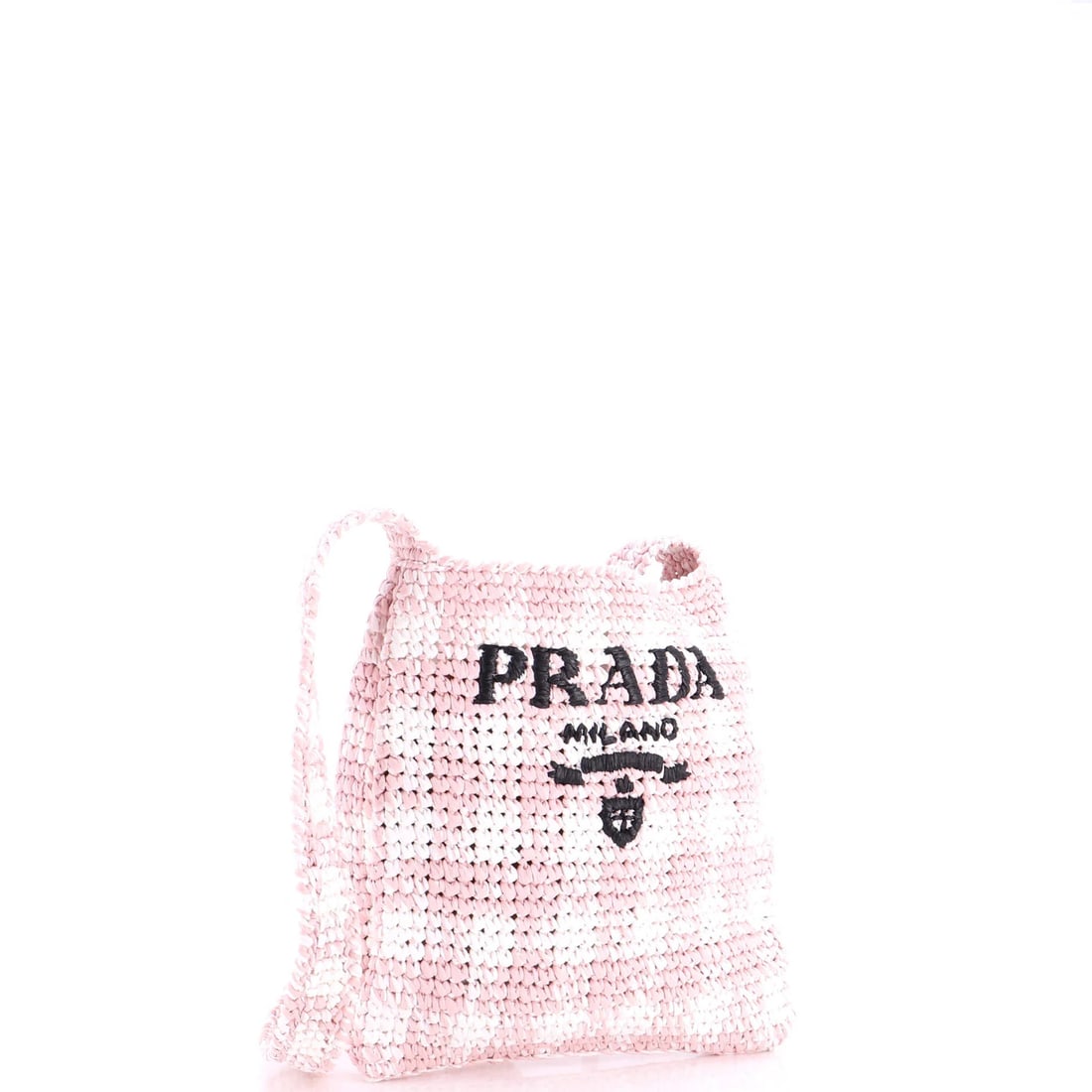 Messenger Bag Small Raffia Printed Prada - 2