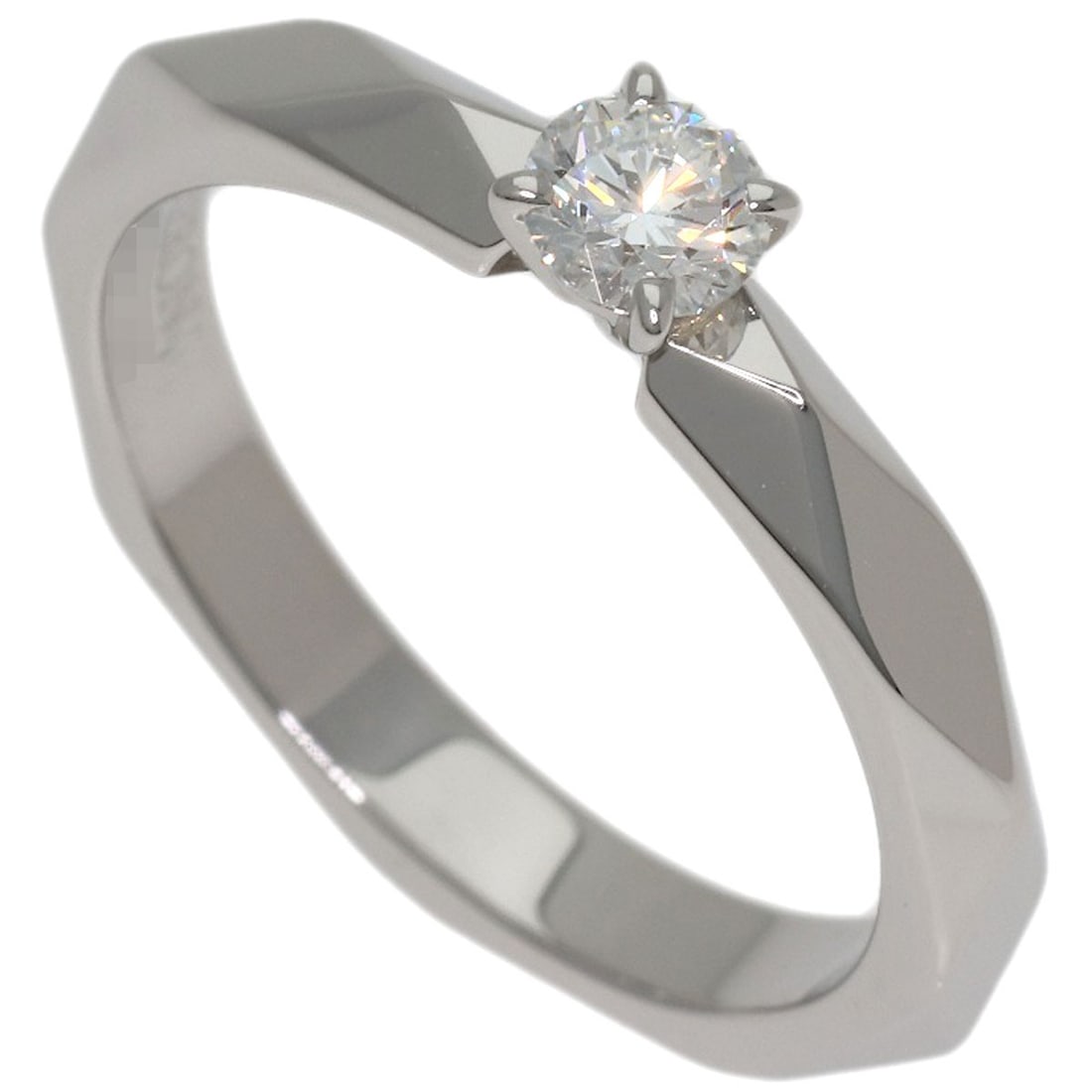Boucheron Solitaire Diamond # 48 Ring Platinum Pt950 (1 of 6)