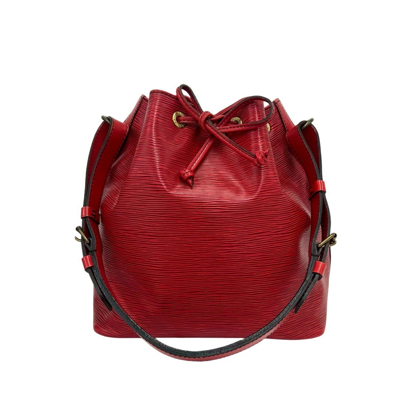 Shoulder Bag Leather Louis Vuitton: Shoulder Bag Leather Louis Vuitton Item Specifics: Brand: Louis Vuitton Type: Shoulder bag Material: Leather Color: Red color Gender: Women Size (HxWxD): 26.5cm x 24.5cm x 18.5cm / 10.43'' x 9.64'' x