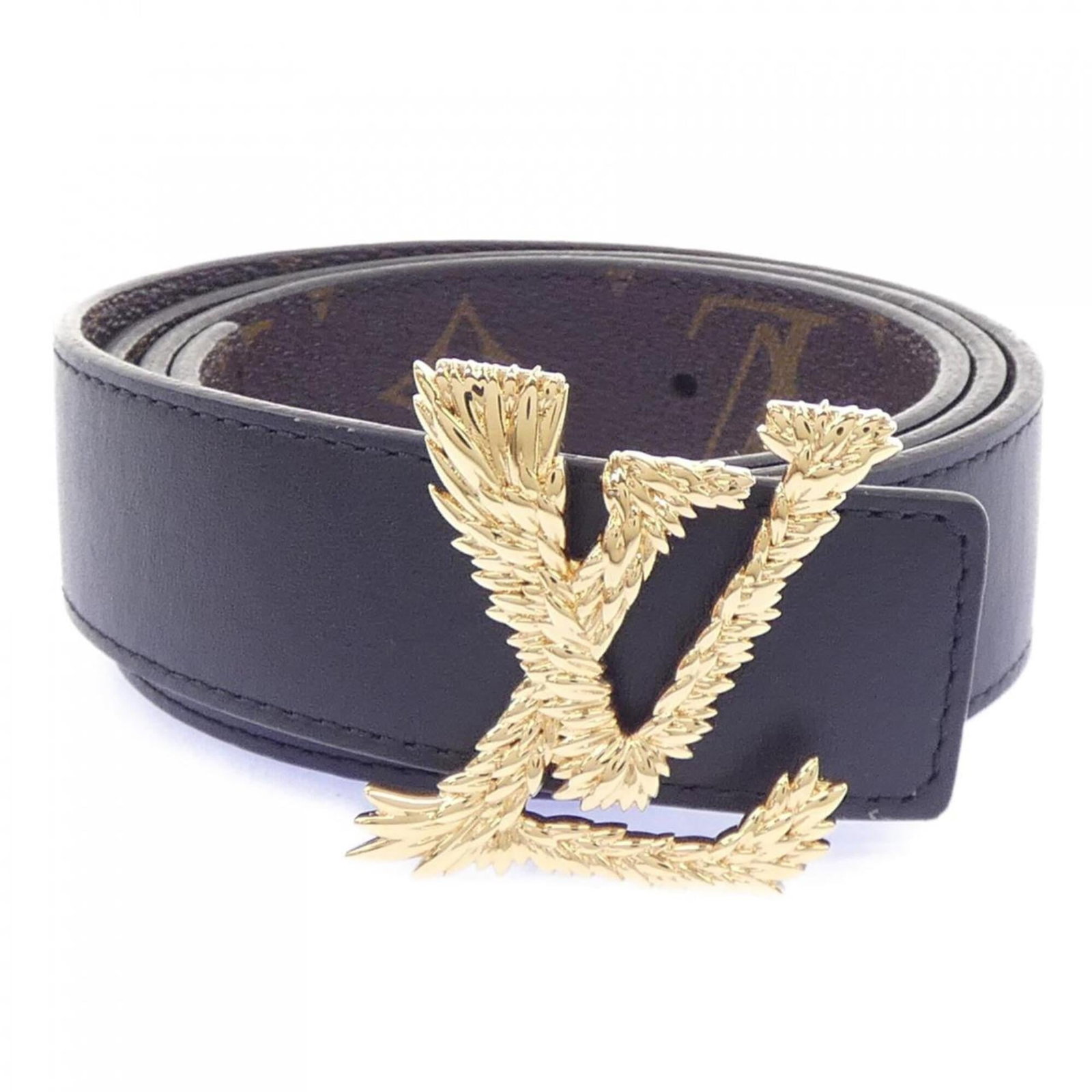 Standard belt by Louis Vuitton: Standard belt by Louis Vuitton Standard Louis Vuitton belt with sleek black or brown finish, available in lengths of 78cm to 88cm. This classic design features the iconic Louis Vuitton monogram