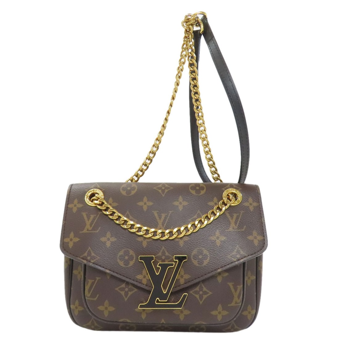 Louis Vuitton M45592 Passy Shoulder Bag Monogram Canvas: Louis Vuitton M45592 Passy Shoulder Bag Monogram Canvas Brown Monogram Canvas Shoulder Bag with Signature. This Louis Vuitton M45592 Passy Shoulder Bag features a classic design with a signature on