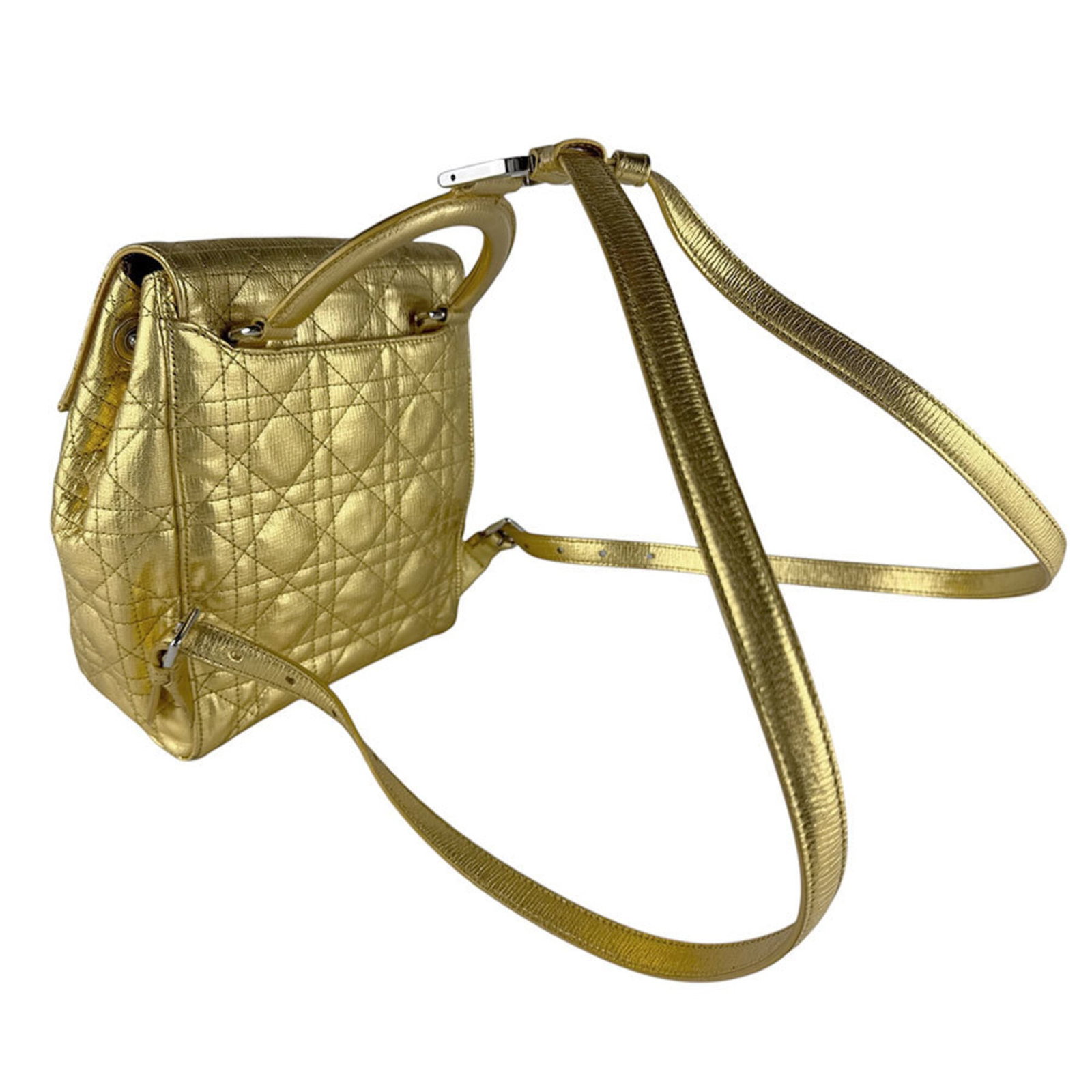 Christian Dior Leather Backpack - 11
