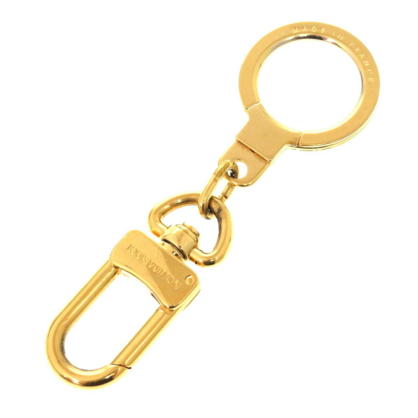Vuitton Metal Louis Keyring: Vuitton Metal Louis Keyring Item Specifics: Brand: Louis Vuitton Type: Keyring Gender: Women,Men Color: Gold Material: Metal Accessories: None Product Disclaimer: Items may exhibit light wear, such