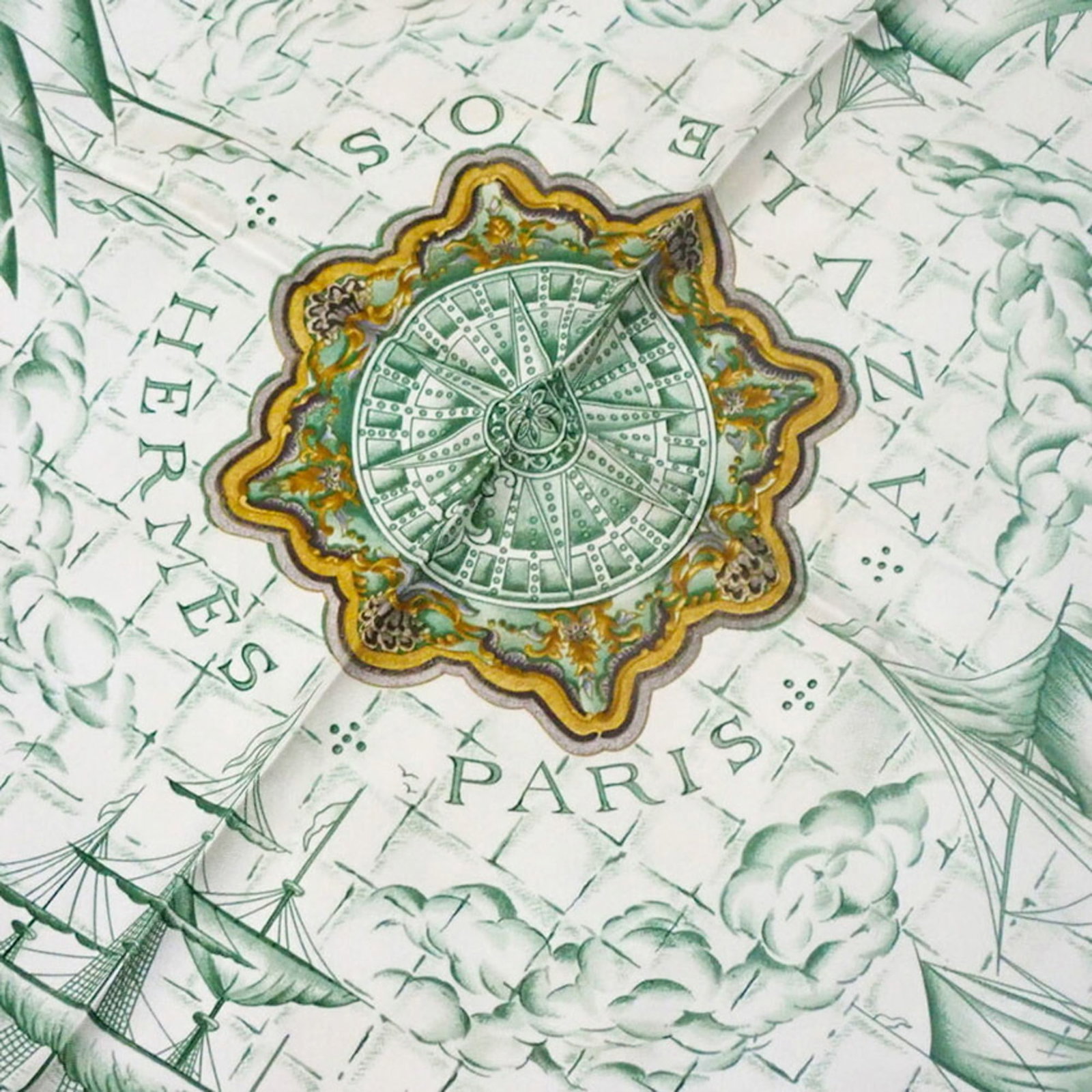Silk Hermes Scarf - 4
