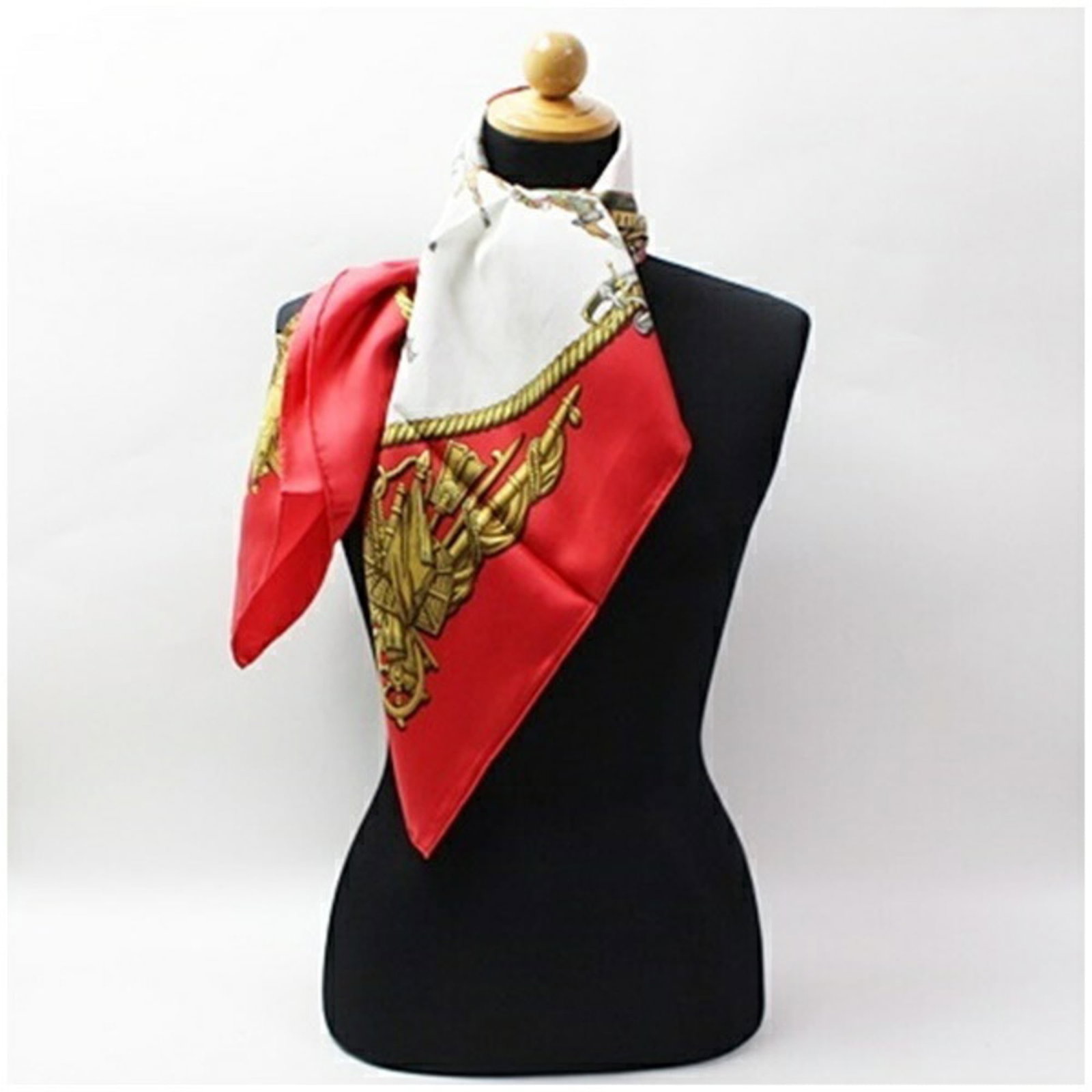 Silk Hermes Scarf - 4