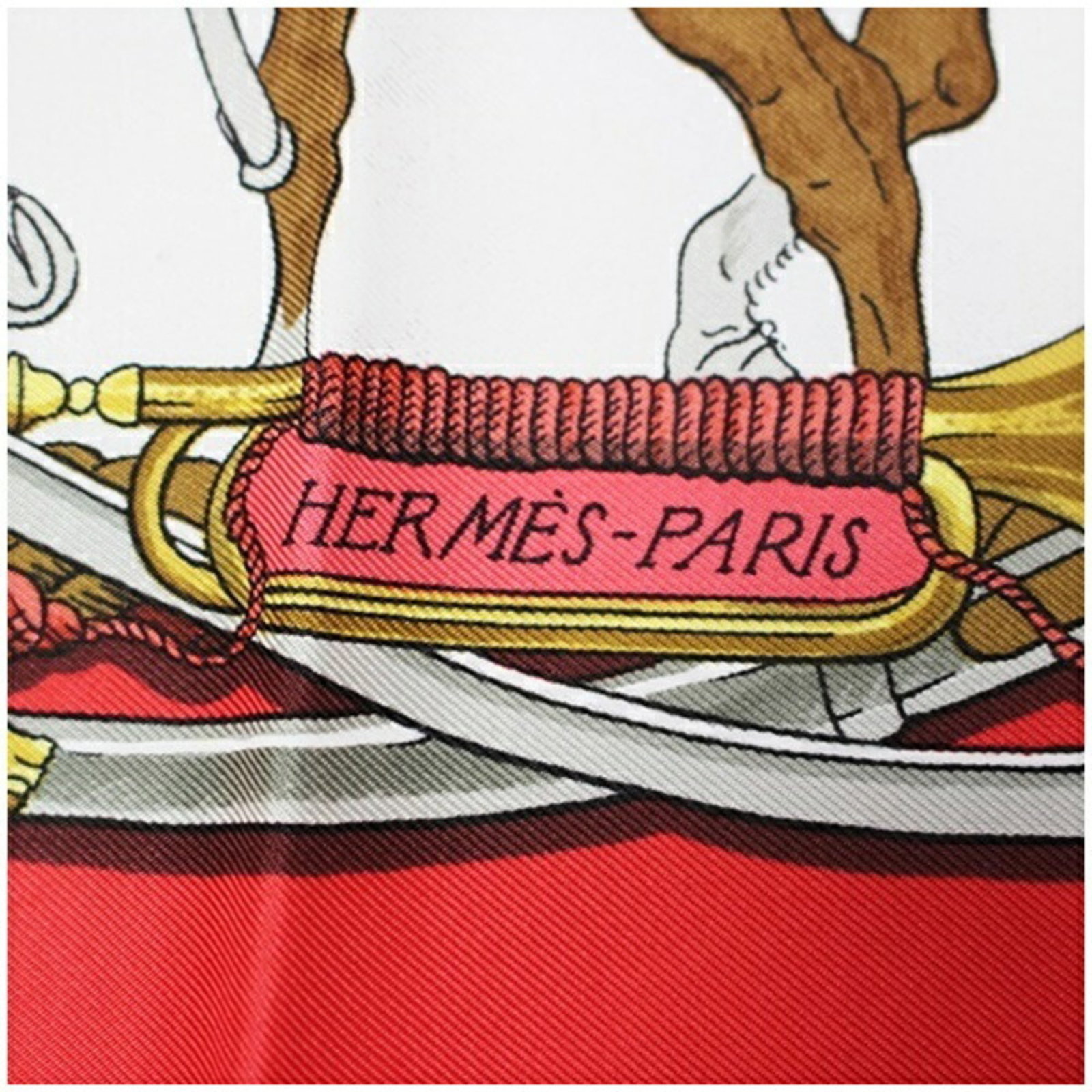 Silk Hermes Scarf - 7