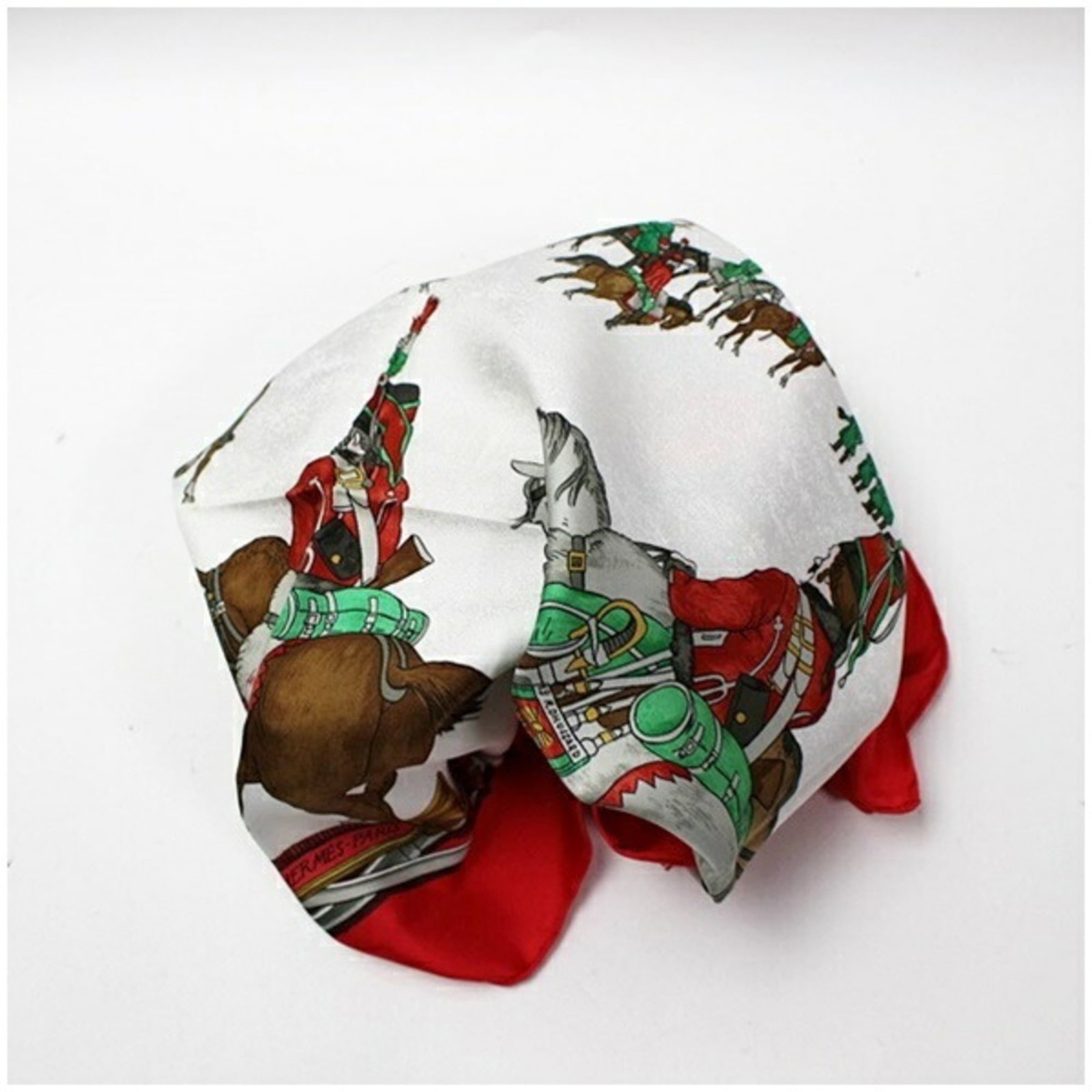 Silk Hermes Scarf - 8