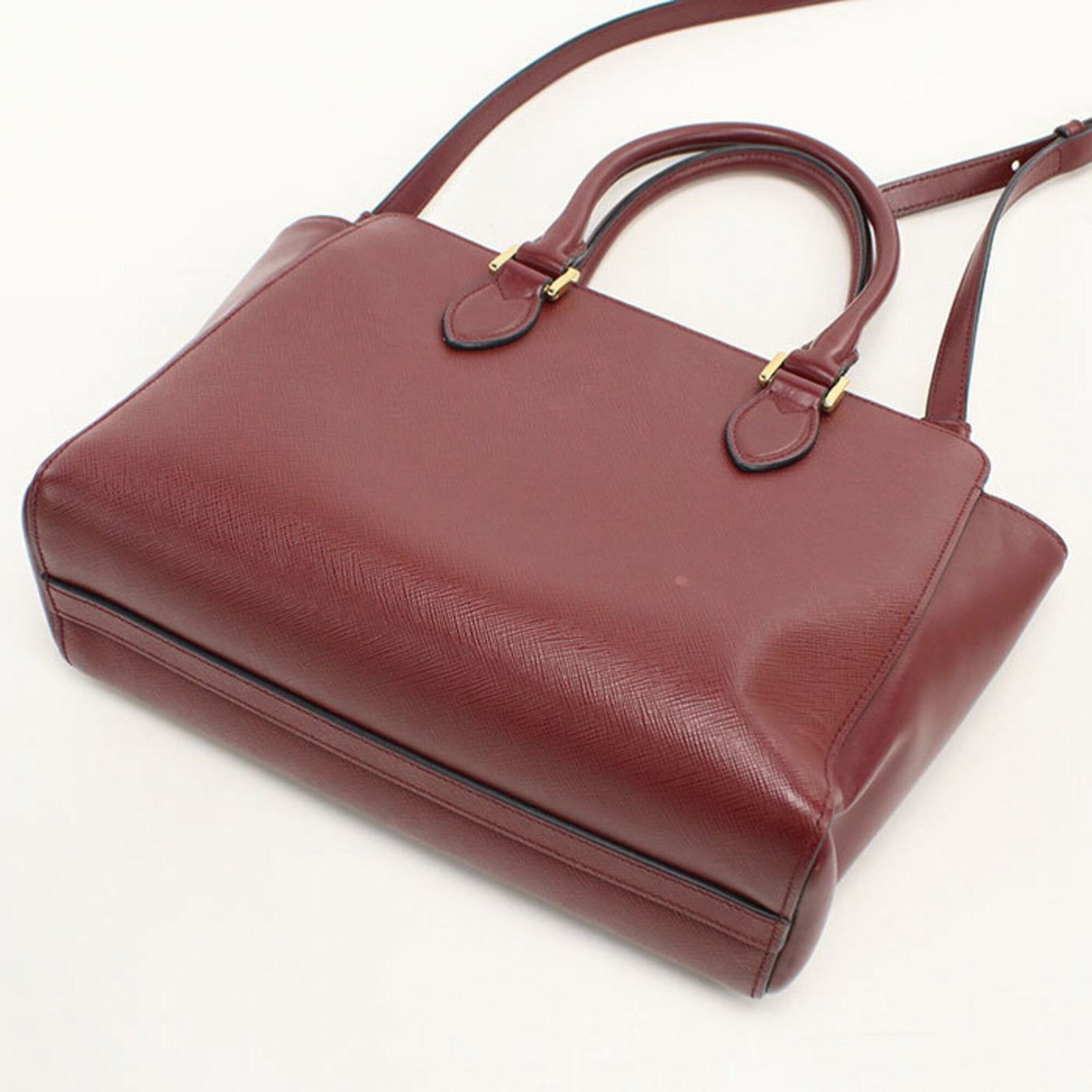 Leather Prada Tote Bag - 2