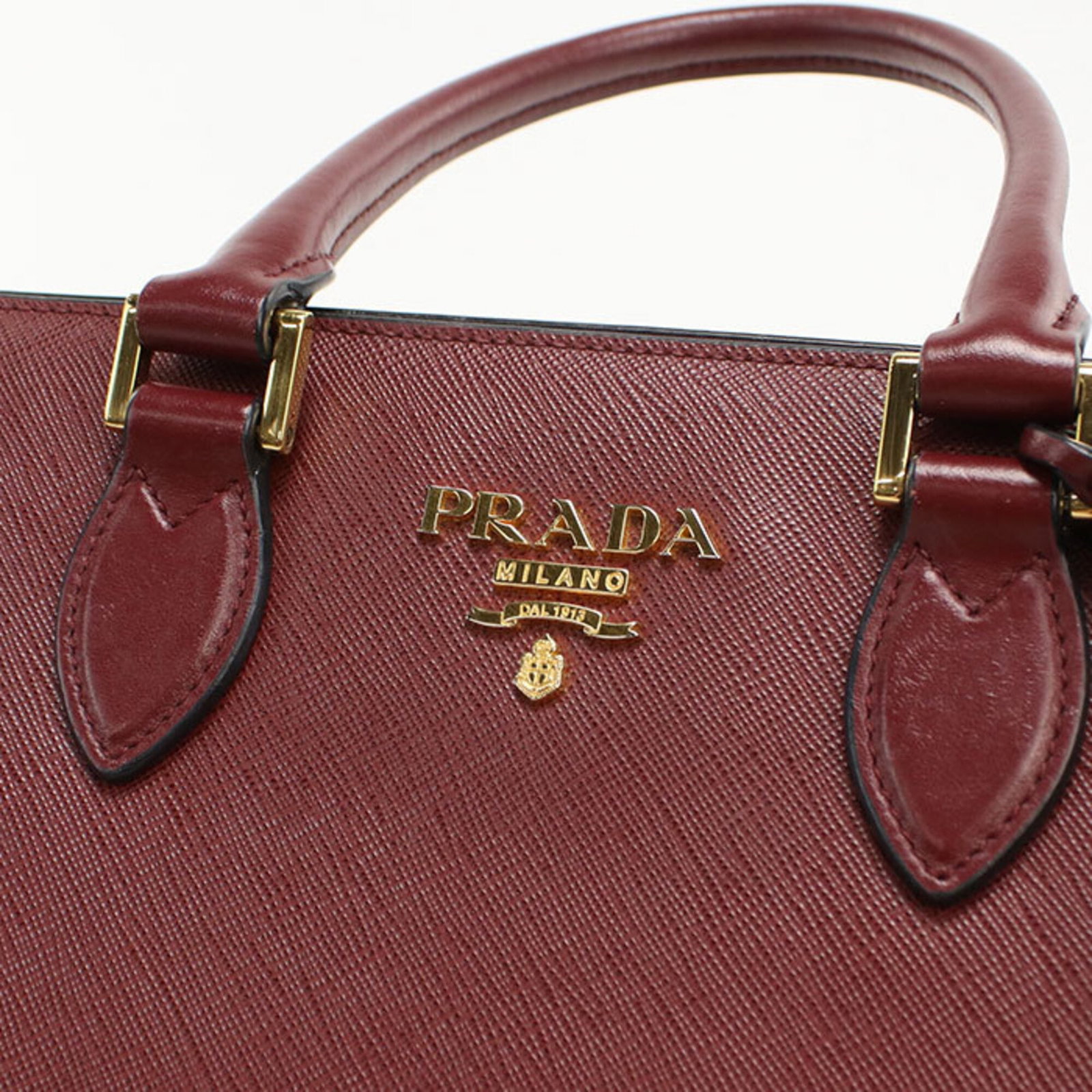 Leather Prada Tote Bag - 4