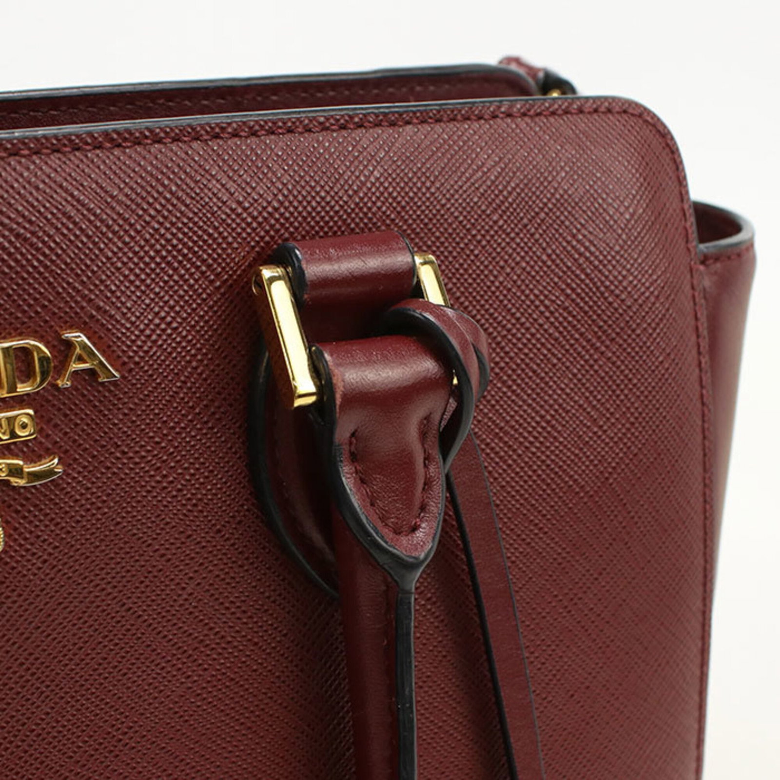 Leather Prada Tote Bag - 5