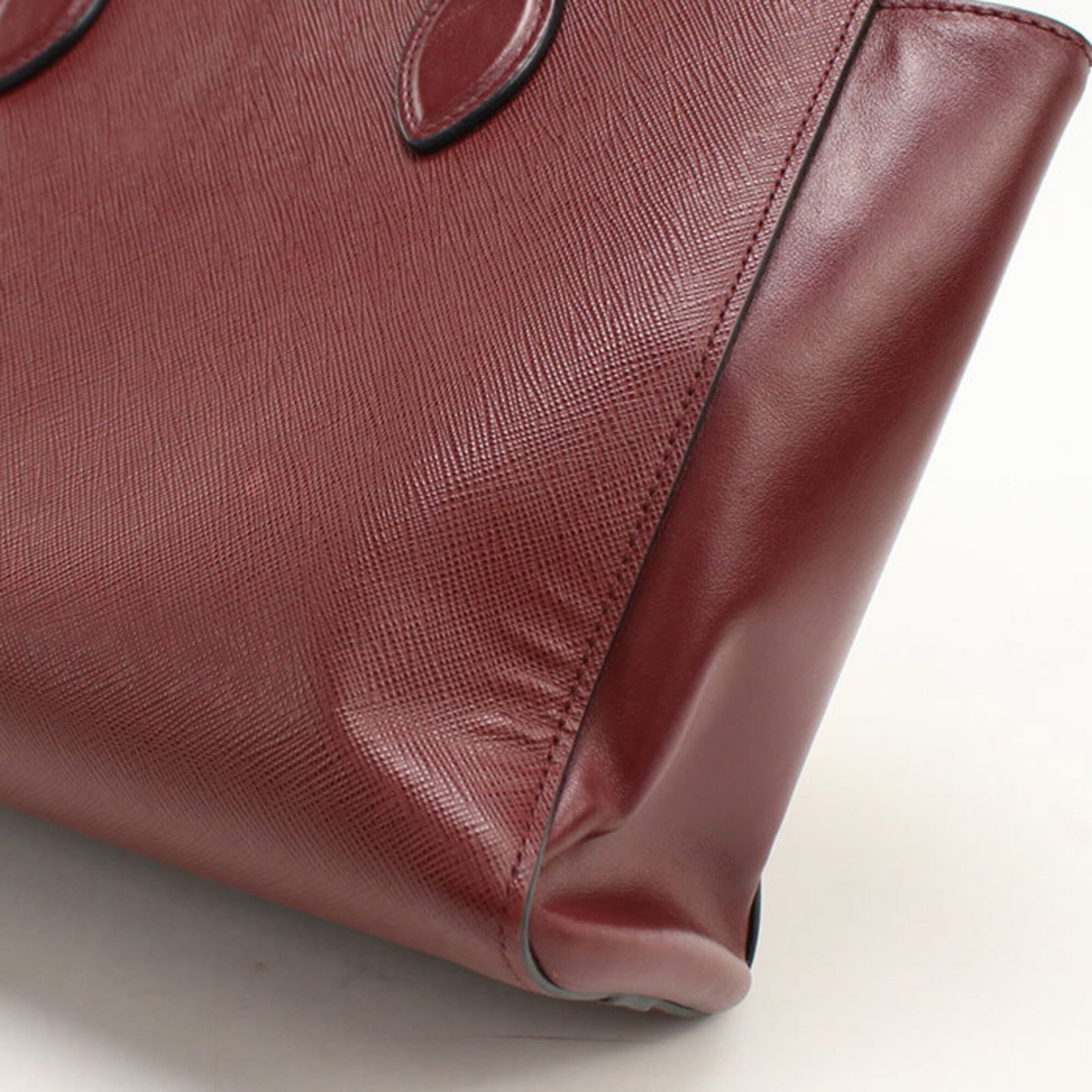 Leather Prada Tote Bag - 7