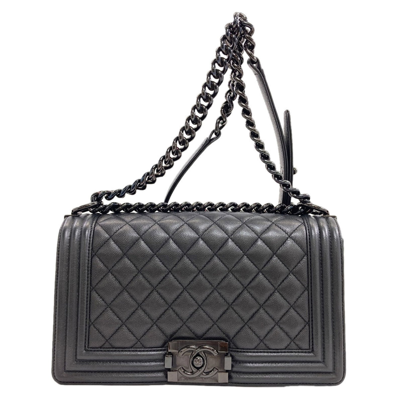 Shoulder Bag Leather Chanel: Shoulder Bag Leather Chanel Black leather shoulder bag with a classic design, measuring 15cm x 25cm x 8cm. Made from high-quality leather, this bag features a timeless style that suits any occasion.