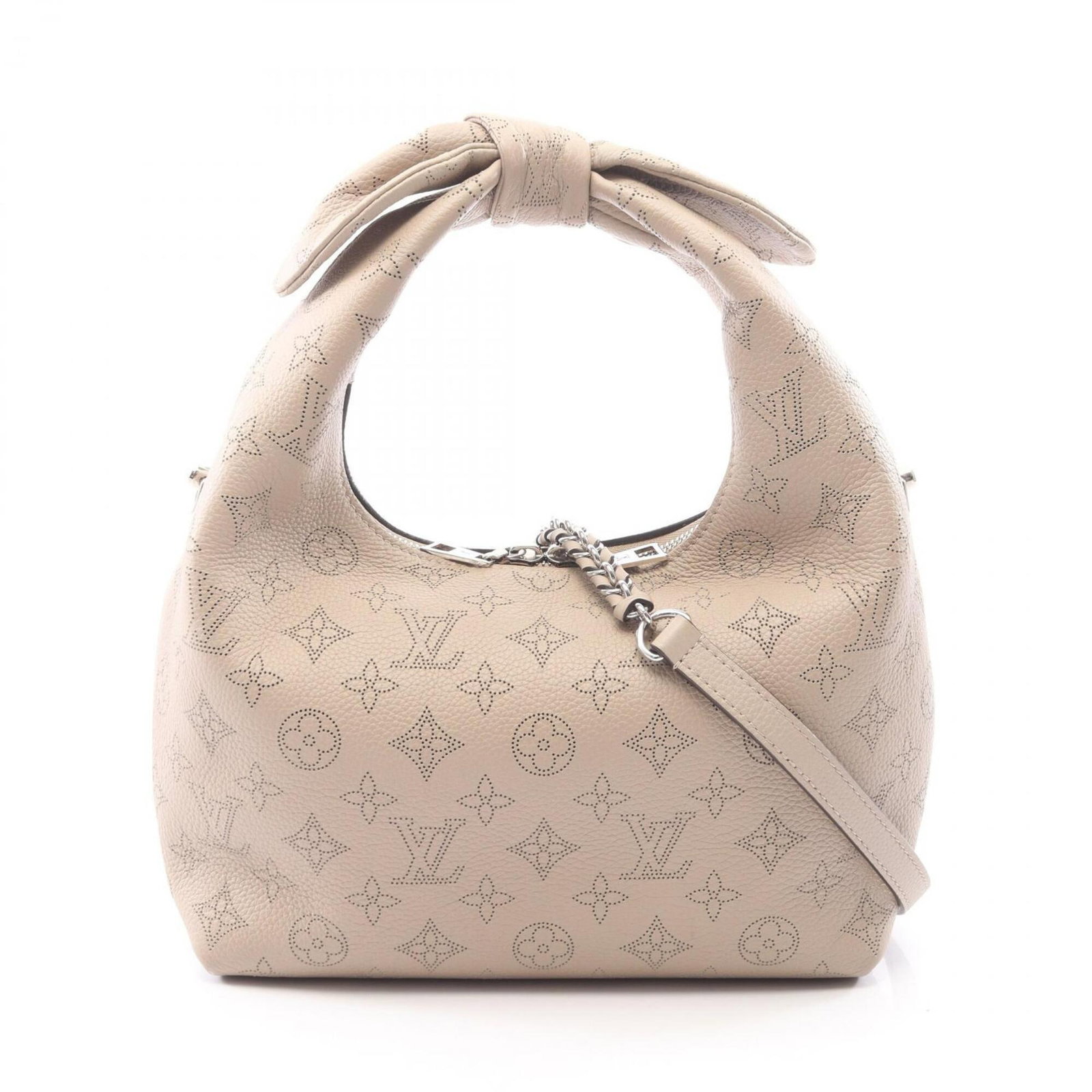 Handbag Leather Louis Vuitton: Handbag Leather Louis Vuitton Handbag Leather Louis Vuitton. Made from high-quality leather, this classic handbag features a timeless beige color and a signature Louis Vuitton design. Measuring 18cm