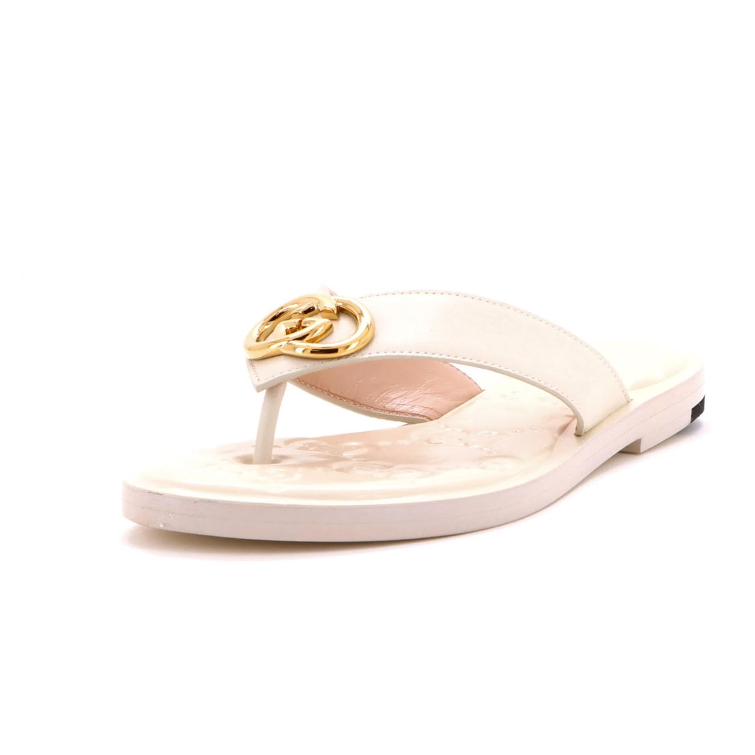 Gucci Women's Nadeline Interlocking G Embossed Leather Thong Sandals GG: Gucci Women's Nadeline Interlocking G Embossed Leather Thong Sandals GG Gucci's Nadeline Interlocking G Embossed Leather Thong Sandals GG are a stylish and sophisticated choice, featuring interlocking